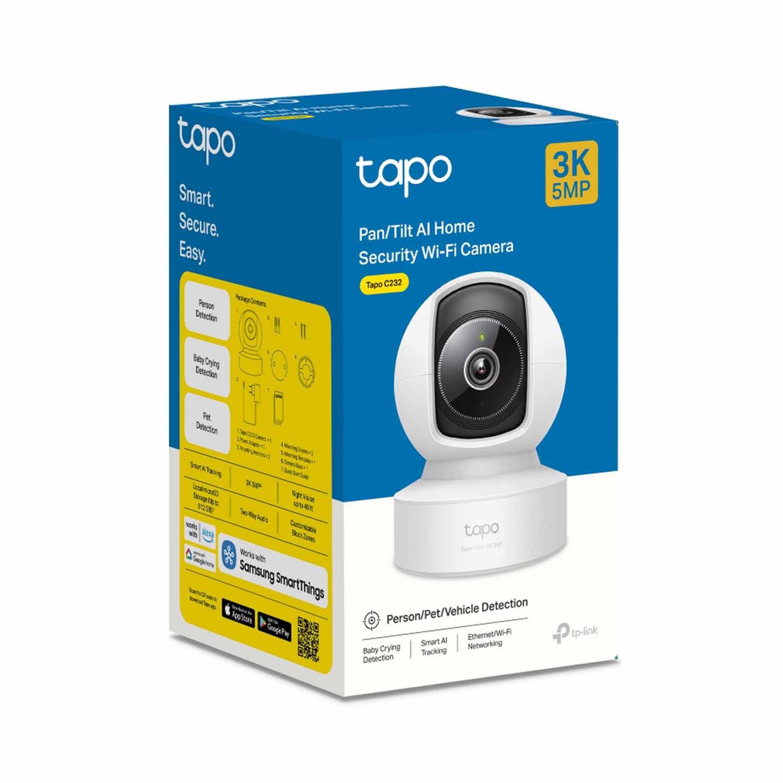 TP LINK Pan/tilt Ai Home Security Wi-fi Camera TAPO C232-image 6