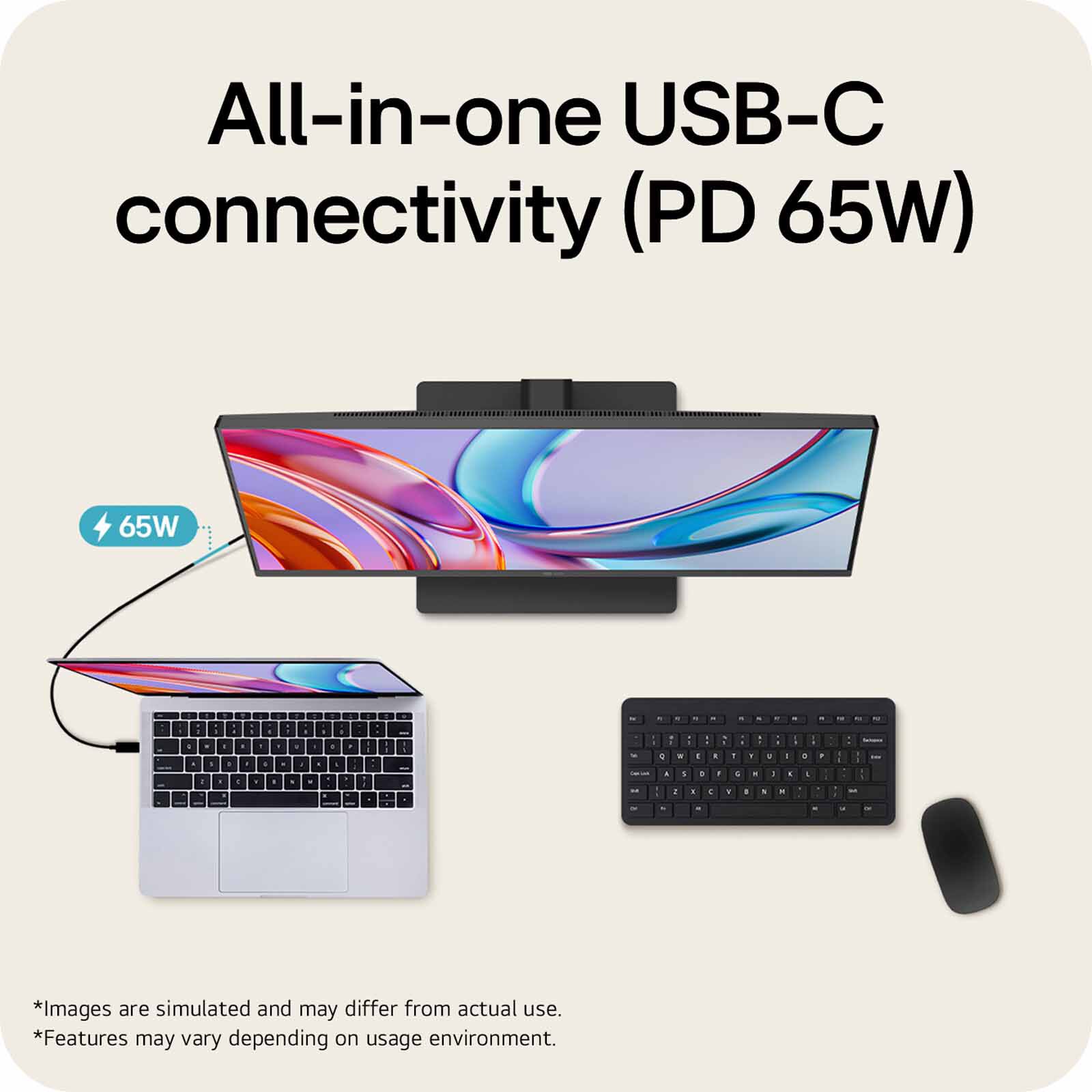 LG 31.5in 4k Uhd Va Display With Usb Type-c 65w Power Delivery Monitor 32U720B-B-image 11