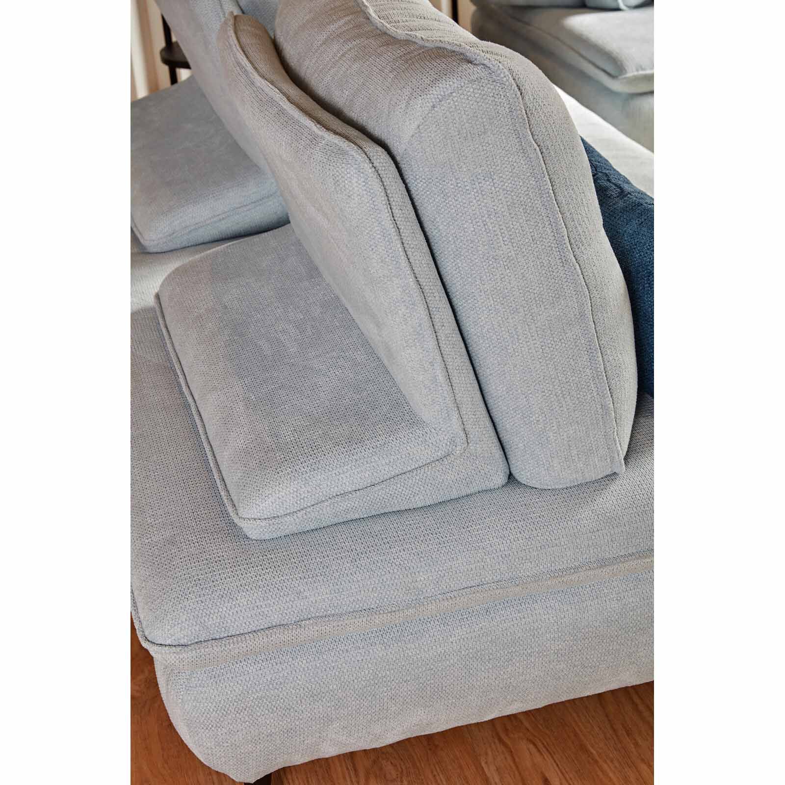 MUZE 2 Seater 1 Arm (fab) Cat A Blue Fabric Sofa SORA-image 9