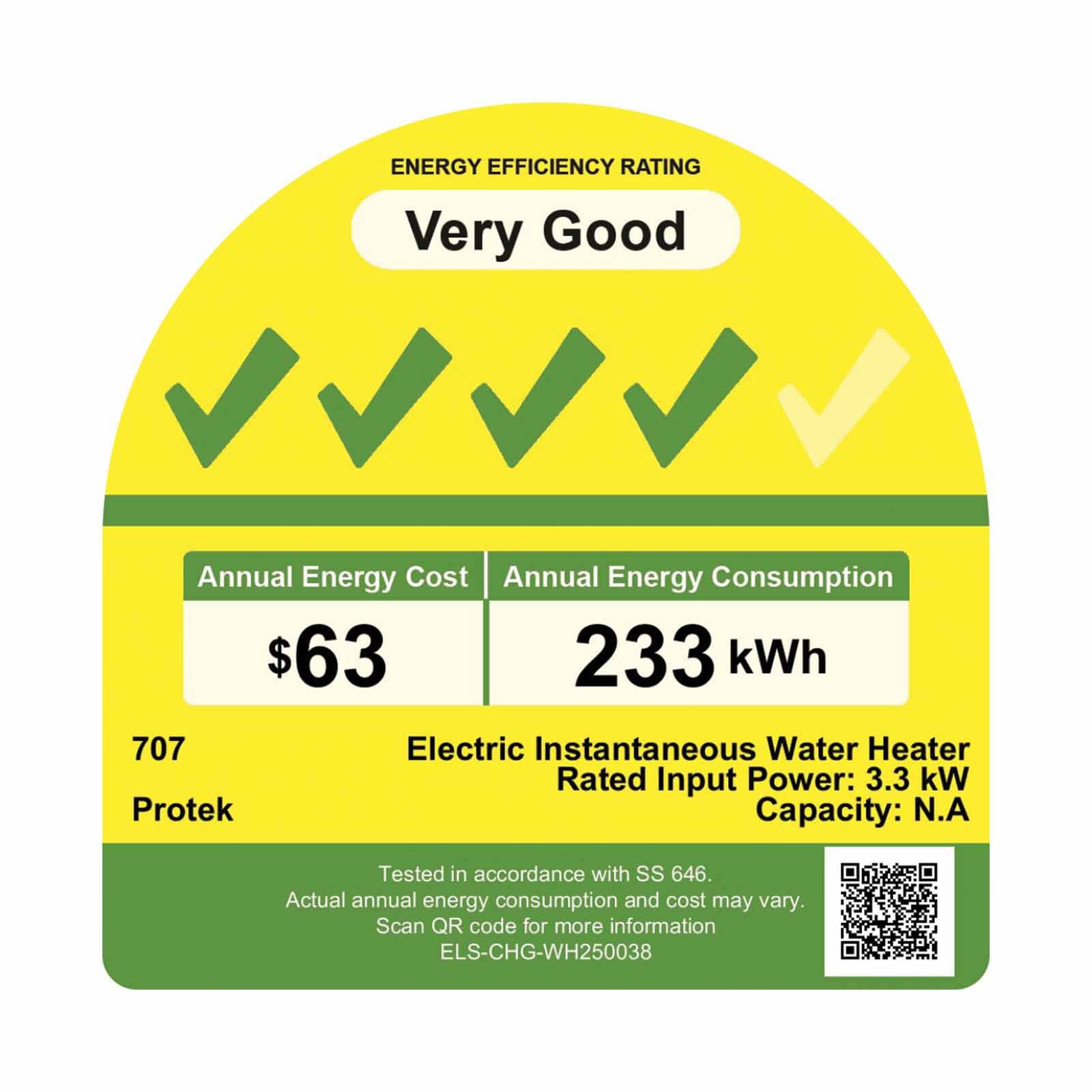 707 Instant Water Heater (installation Charges Applies) PROTEK-image 2