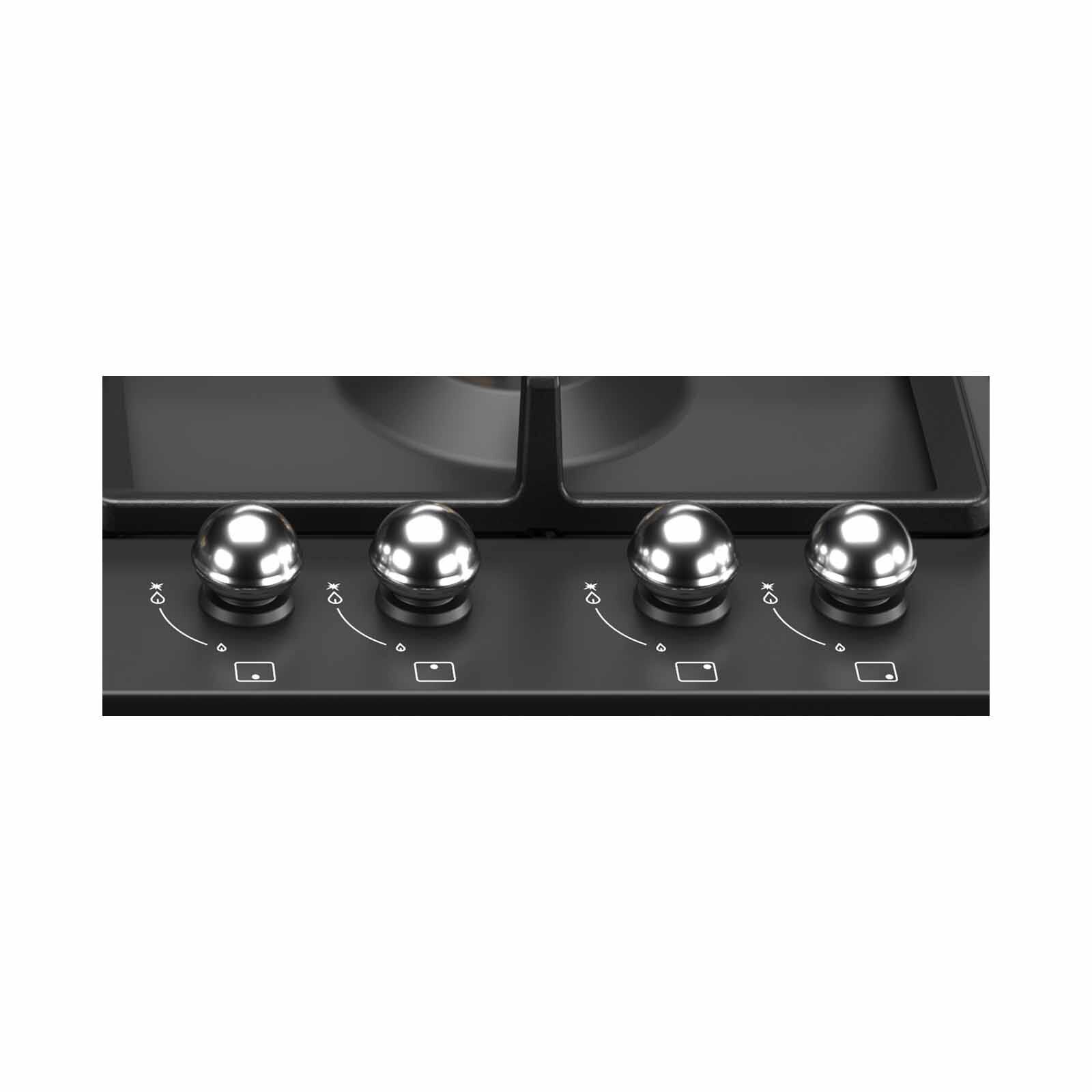 BERTAZZONI 90cm Gas Hob (matt Black Finish) P905LHERNE-image 3