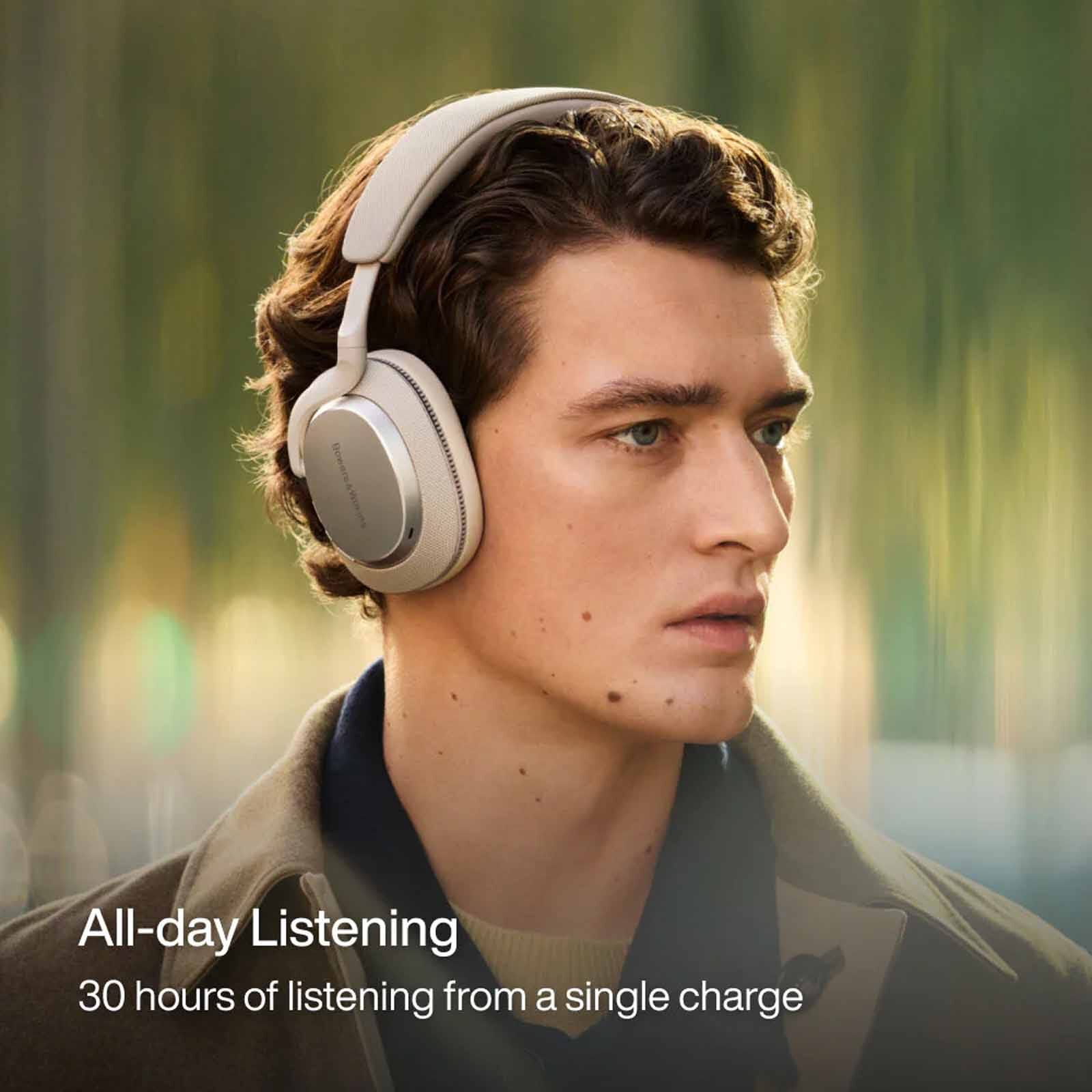 BOWERS Over-ear Noise Cancelling Headphones PX7 S3 (CANVAS WHITE)-image 8