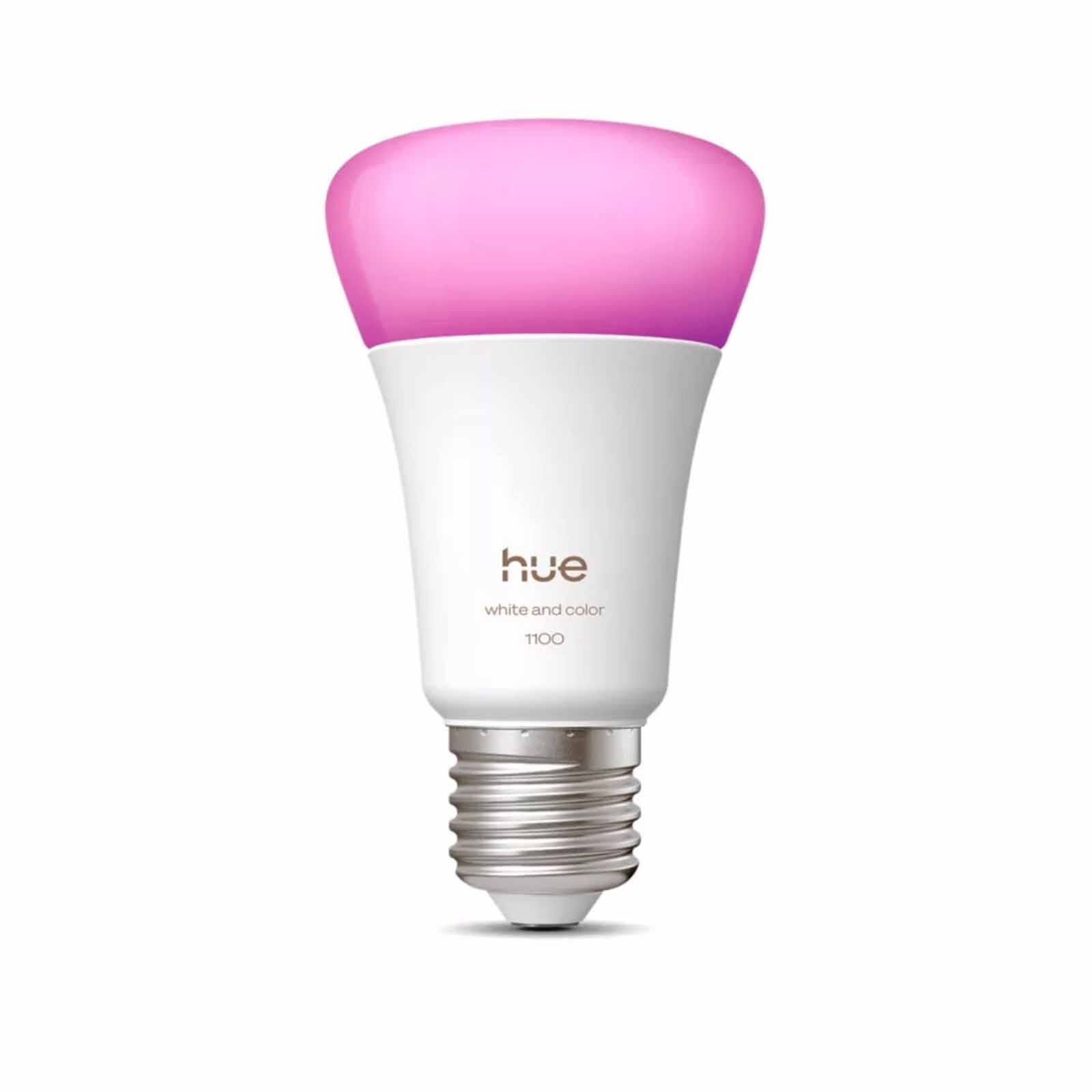 PHILIPS HU White And Color Ambiance A60 E27 Smart Bulb - 1100 929003853514-image 1