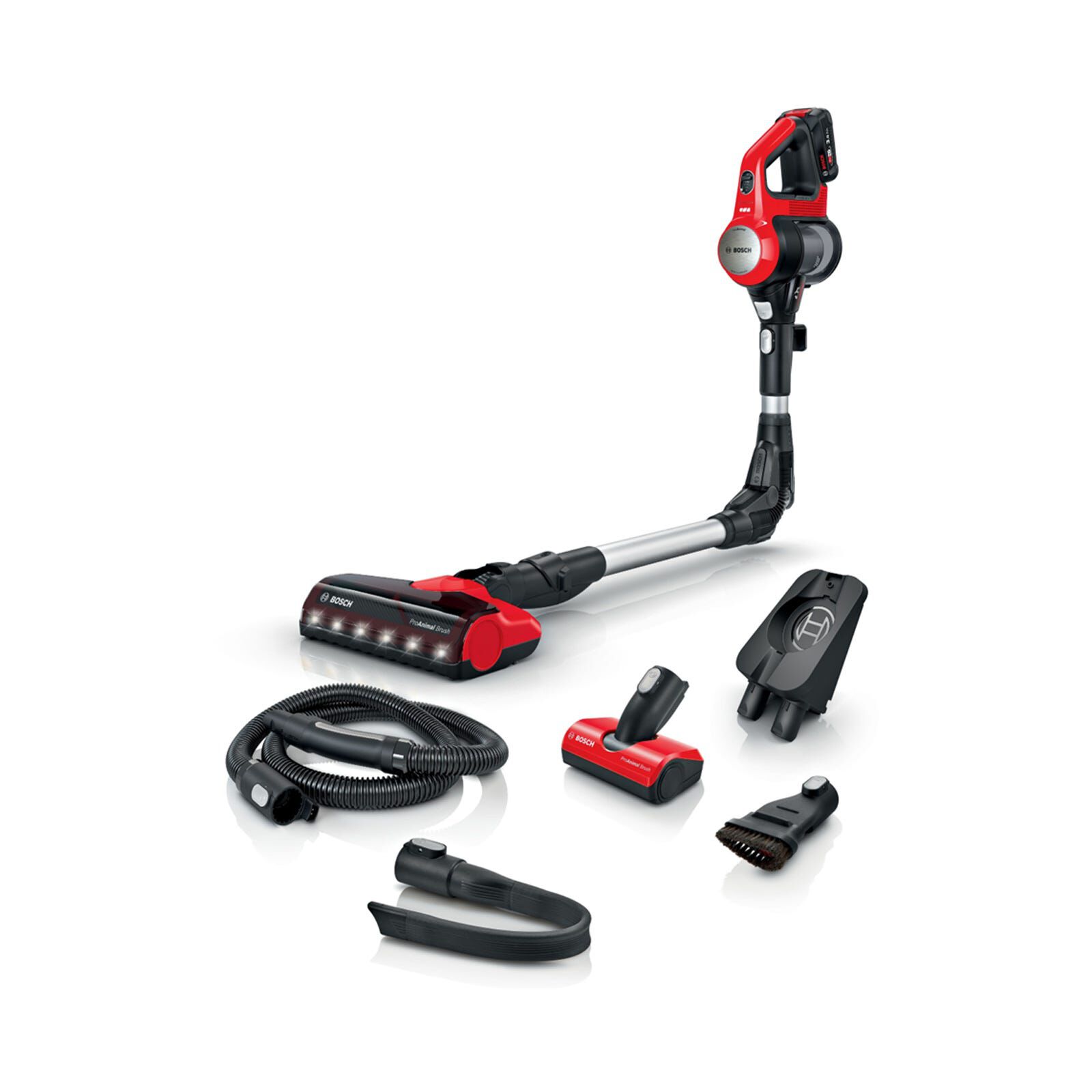 BOSCH Unlimited 7 Handstick Vacuum Cleaner - Proanimal Red BBS711ANM