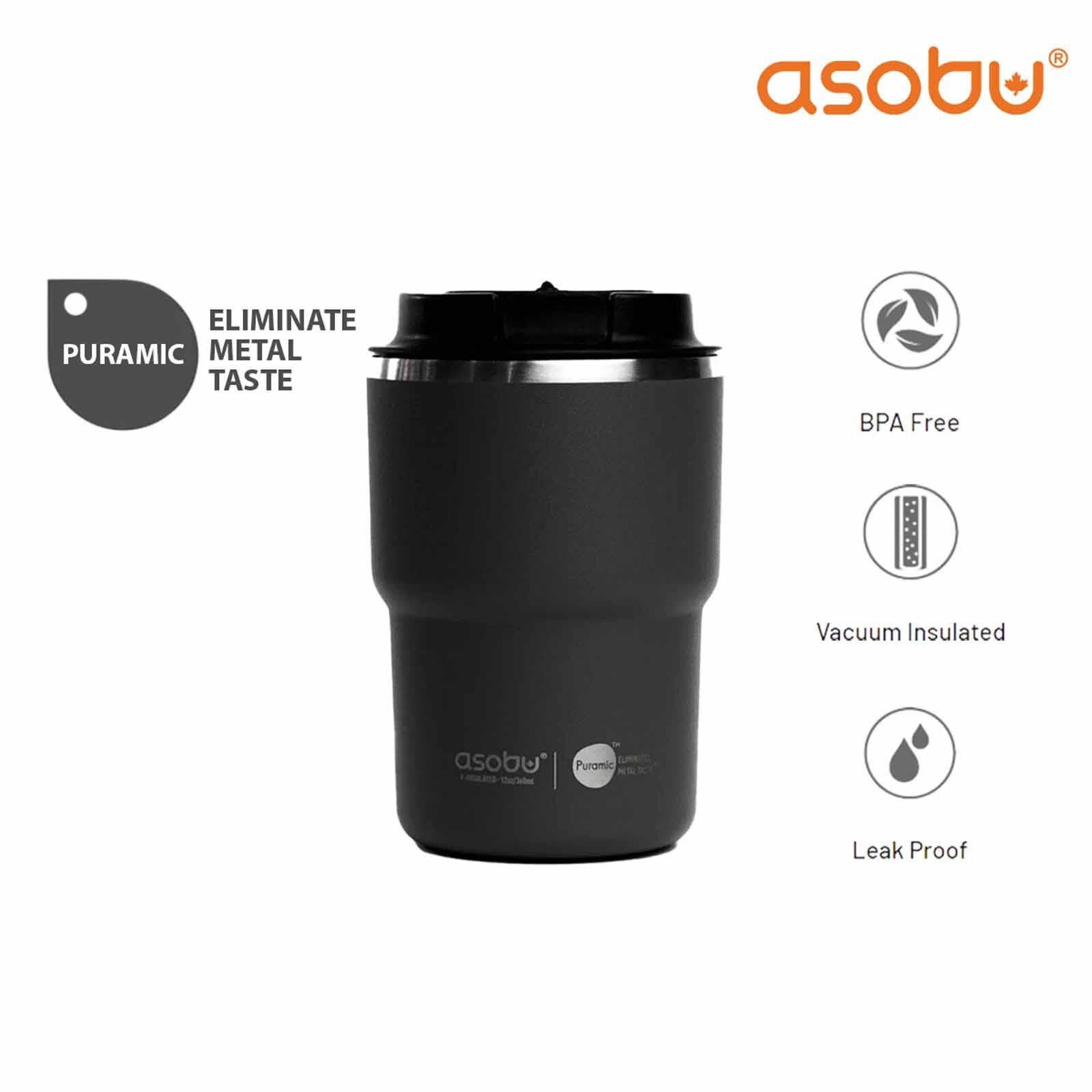 ASOBU Puramic Mini Pick-up Mug/cup Black 360ml ABF52BK-image 7