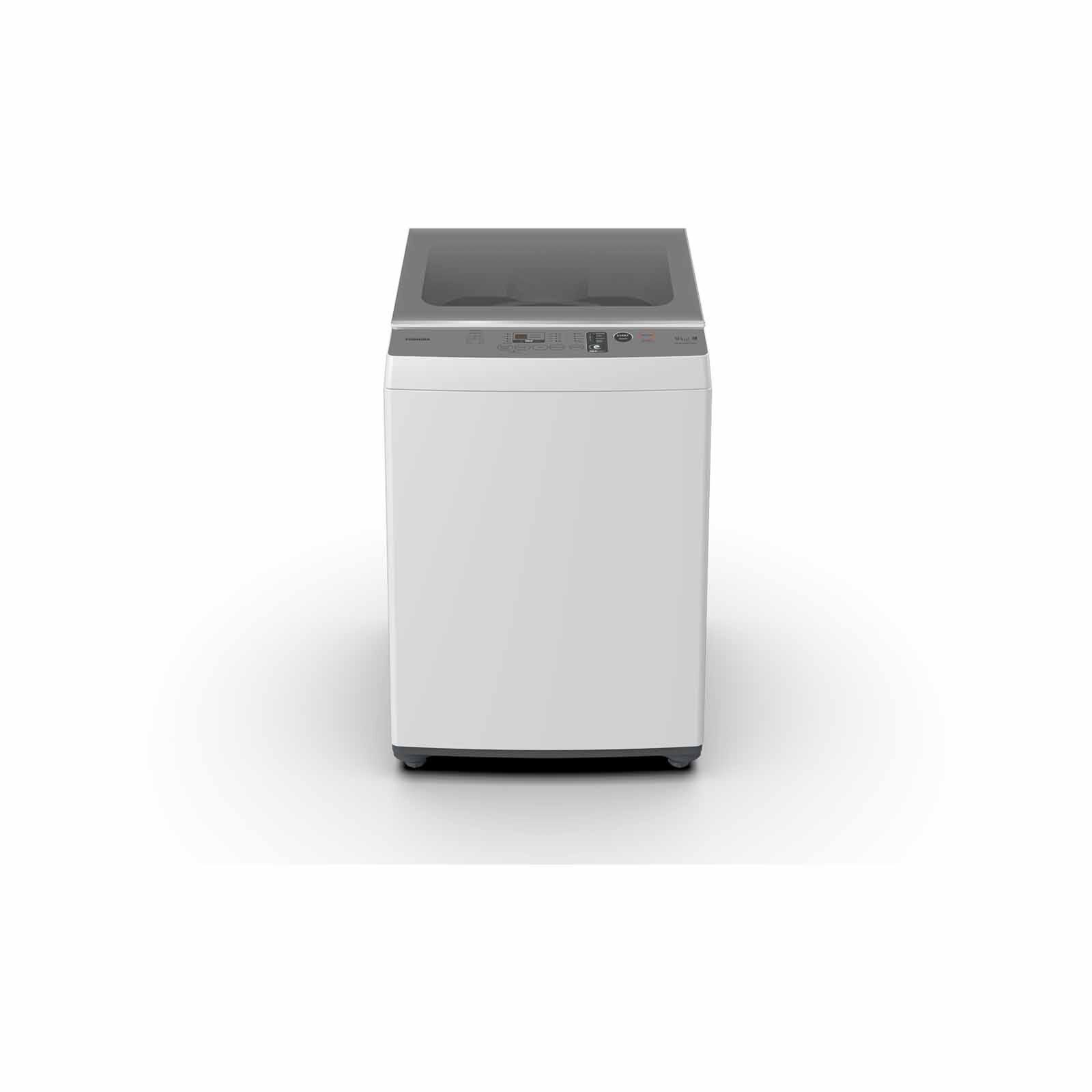 TOSHIBA Top Load Washer (9kg )-white AW-M1000FS(WS)-image 1