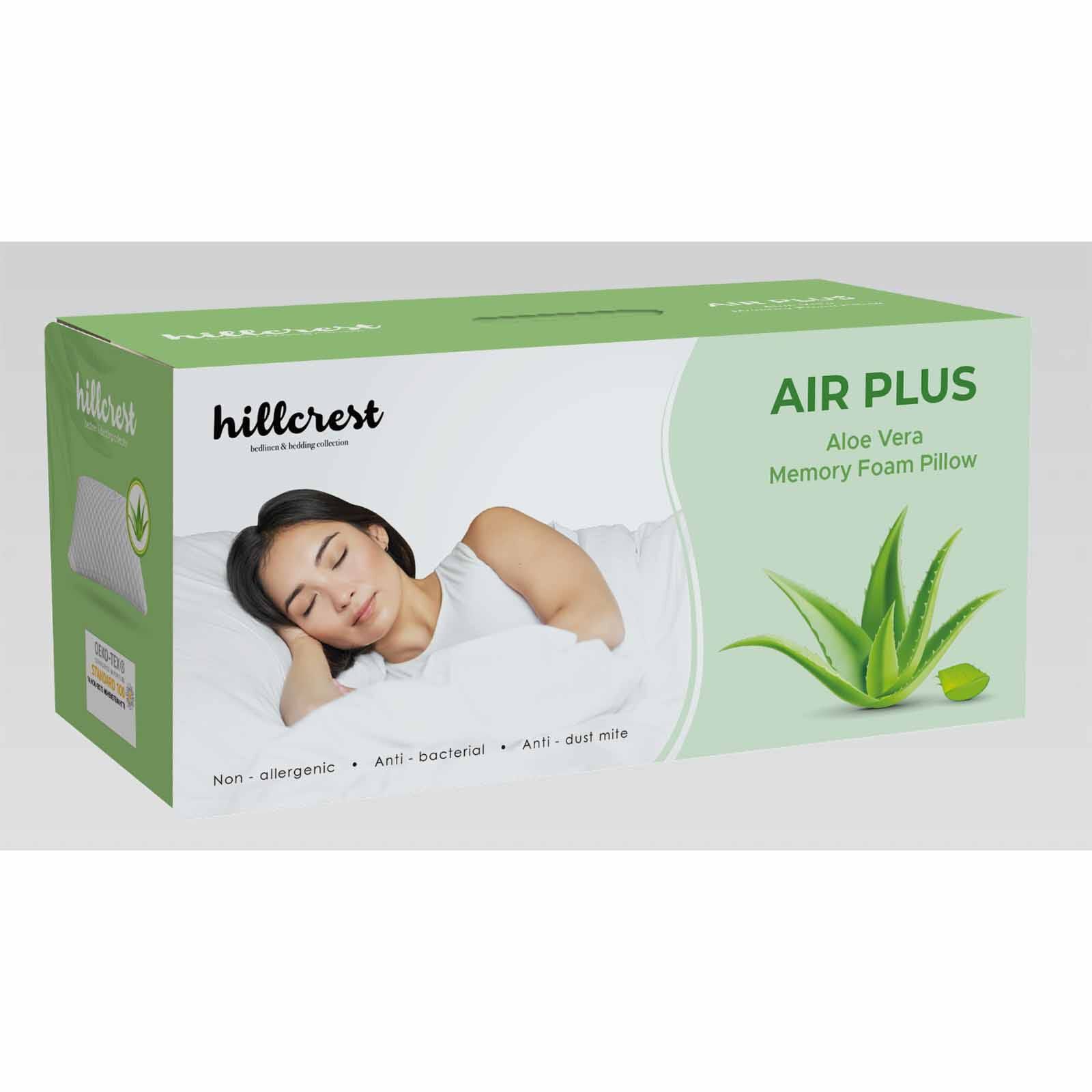 HILLCREST Air Plus Aloe Vera Memory Foam Pillow AIR PLUS ALOE VERA-image 5