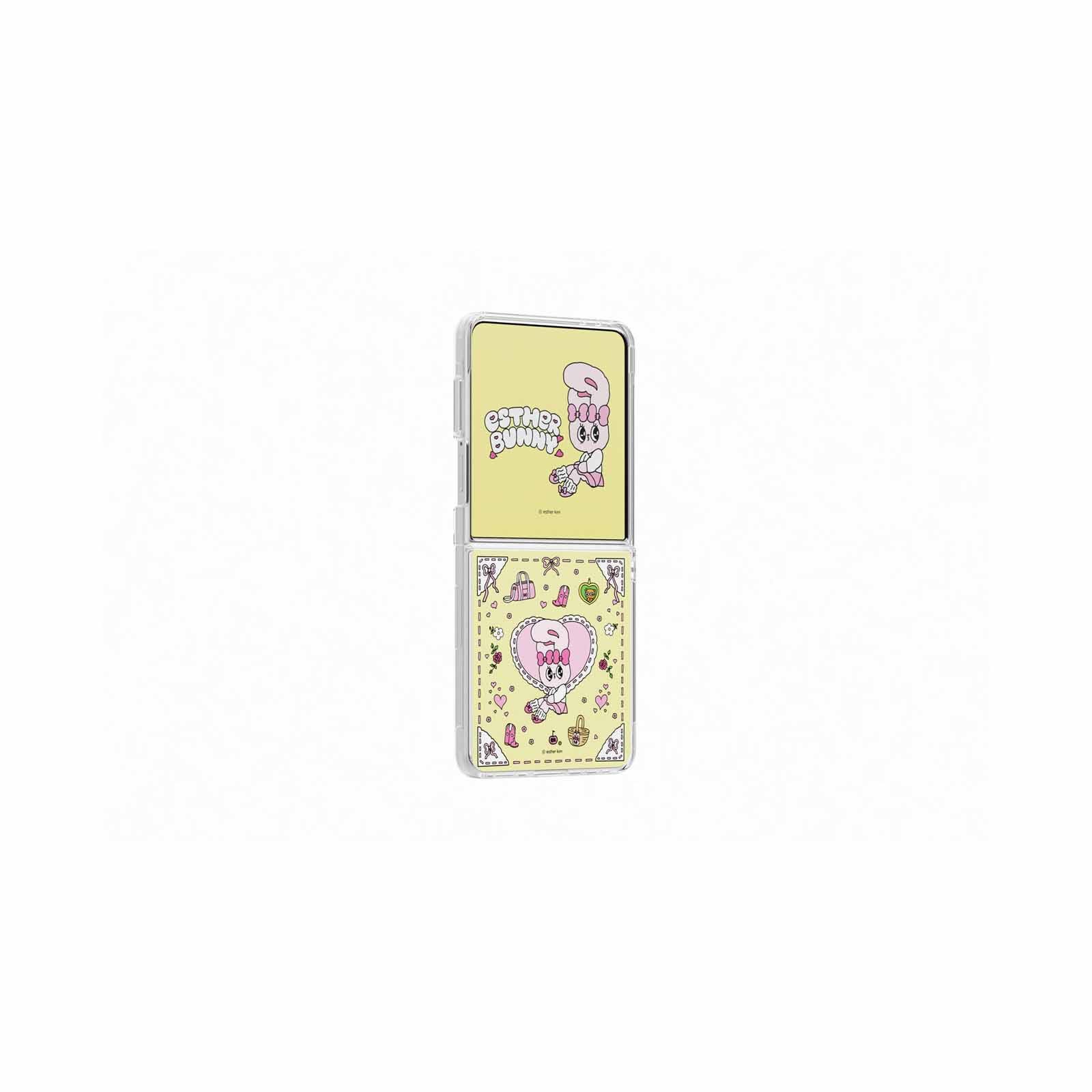 SAMSUNG Galaxy Z Flip7 Flipsuit Case With Card Esther Bunny Ribbon GP-FPF766HIBYW-image 2
