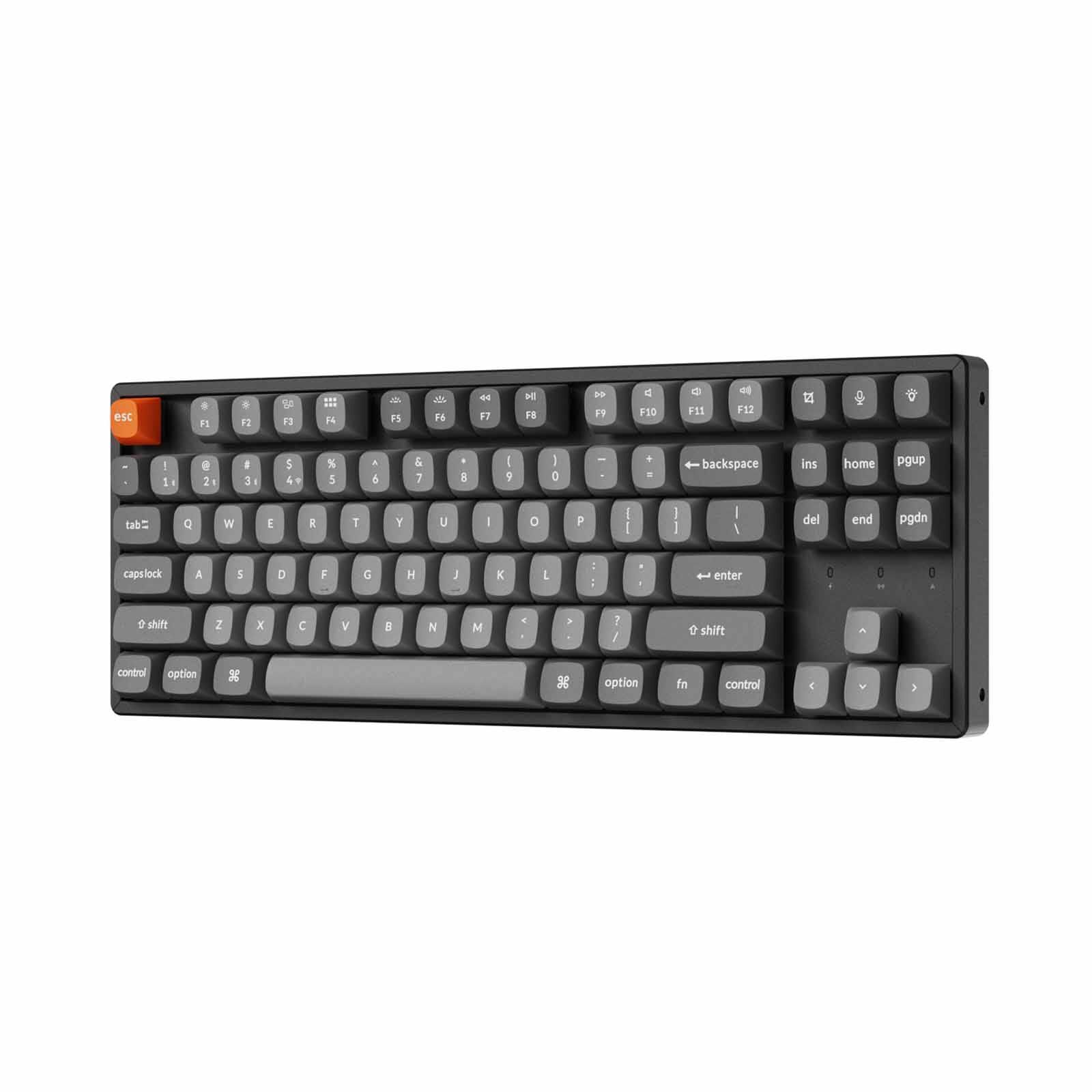 KEYCHRON K8 Max Tenkeyless Wireless Mechanical Keyboard, 80% Tkl 87 Key, Black Full Assembled, Brown Switch, KYCN-K8M-J3-image 3