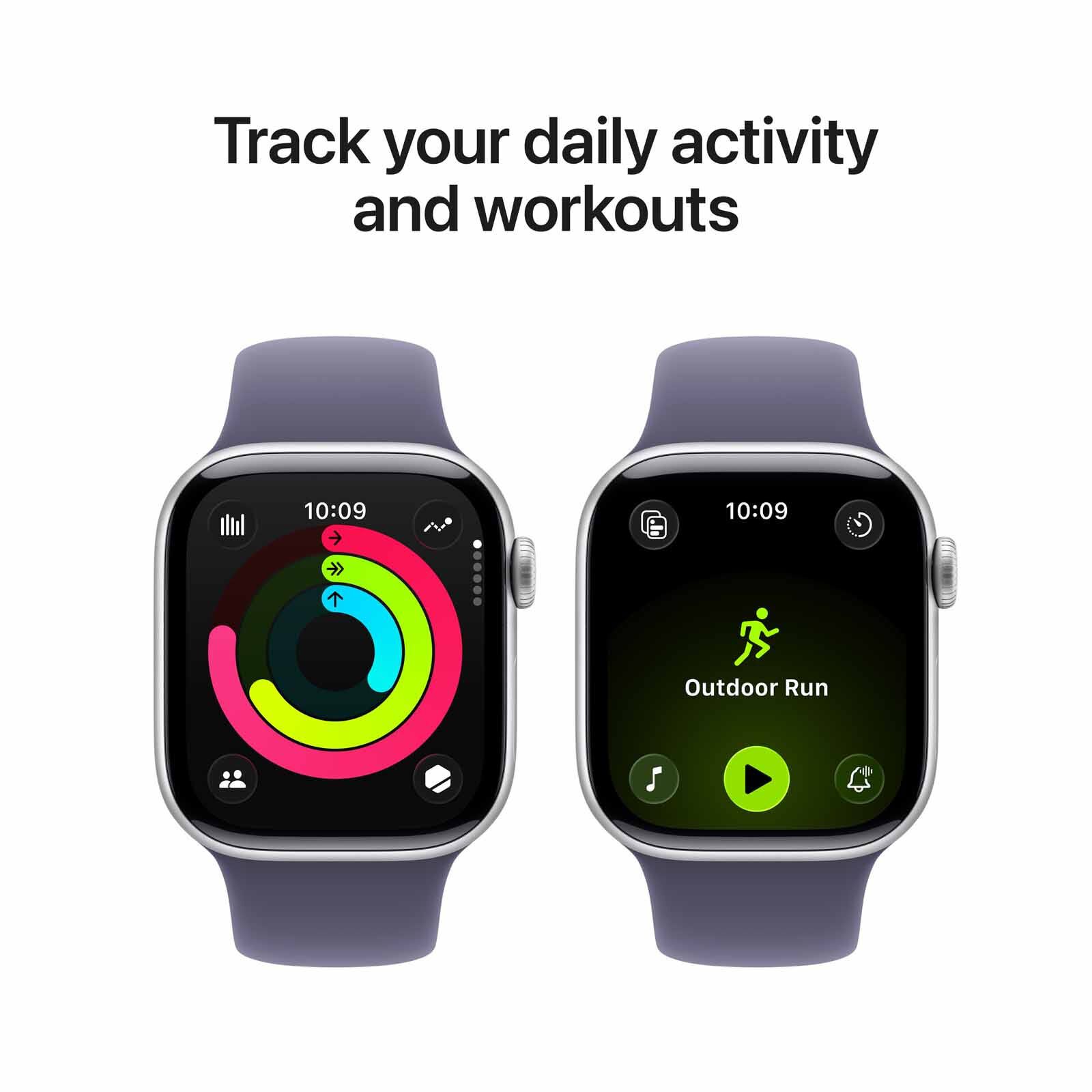 APPLE Watch Series 11 Gps 42mm Silver Aluminium Case With Purple Fog Sport Band - S/m MEU64X/A-image 8