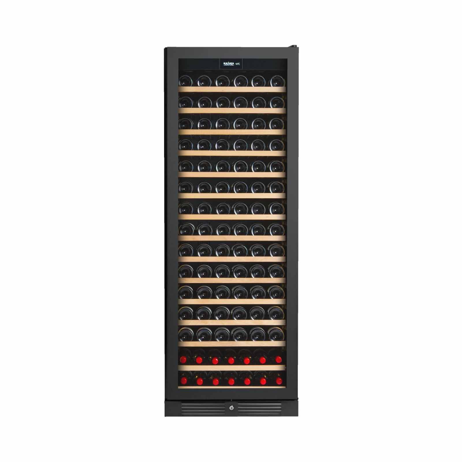 KADEKA Wine Chiller - Matt Black (183 Bottles) (reversible Door) KSP183TL