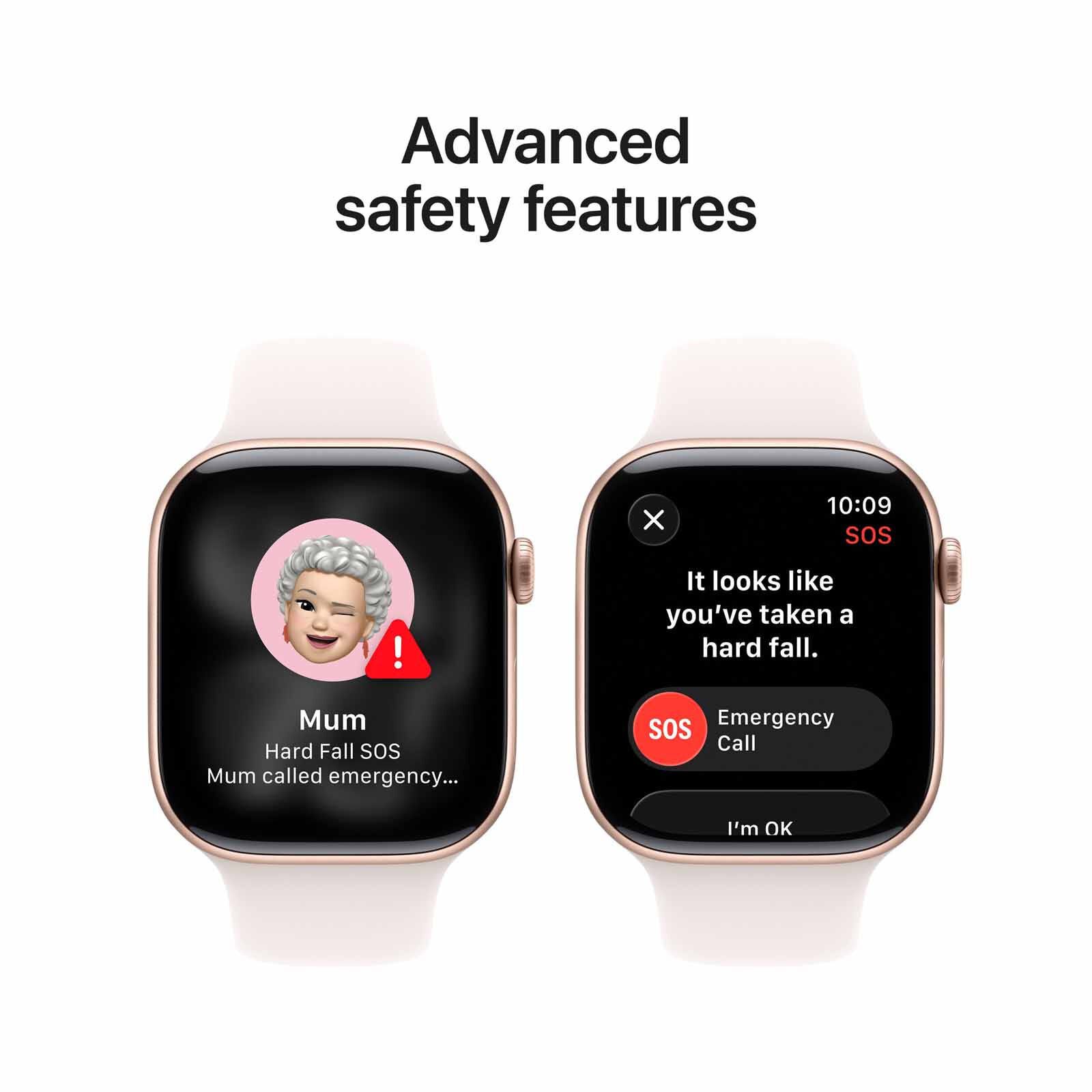 APPLE Watch Series 11 Gps + Cellular 46mm Rose Gold Aluminium Case With Light Blush Sport Band - S/m MFCG4X/A-image 8