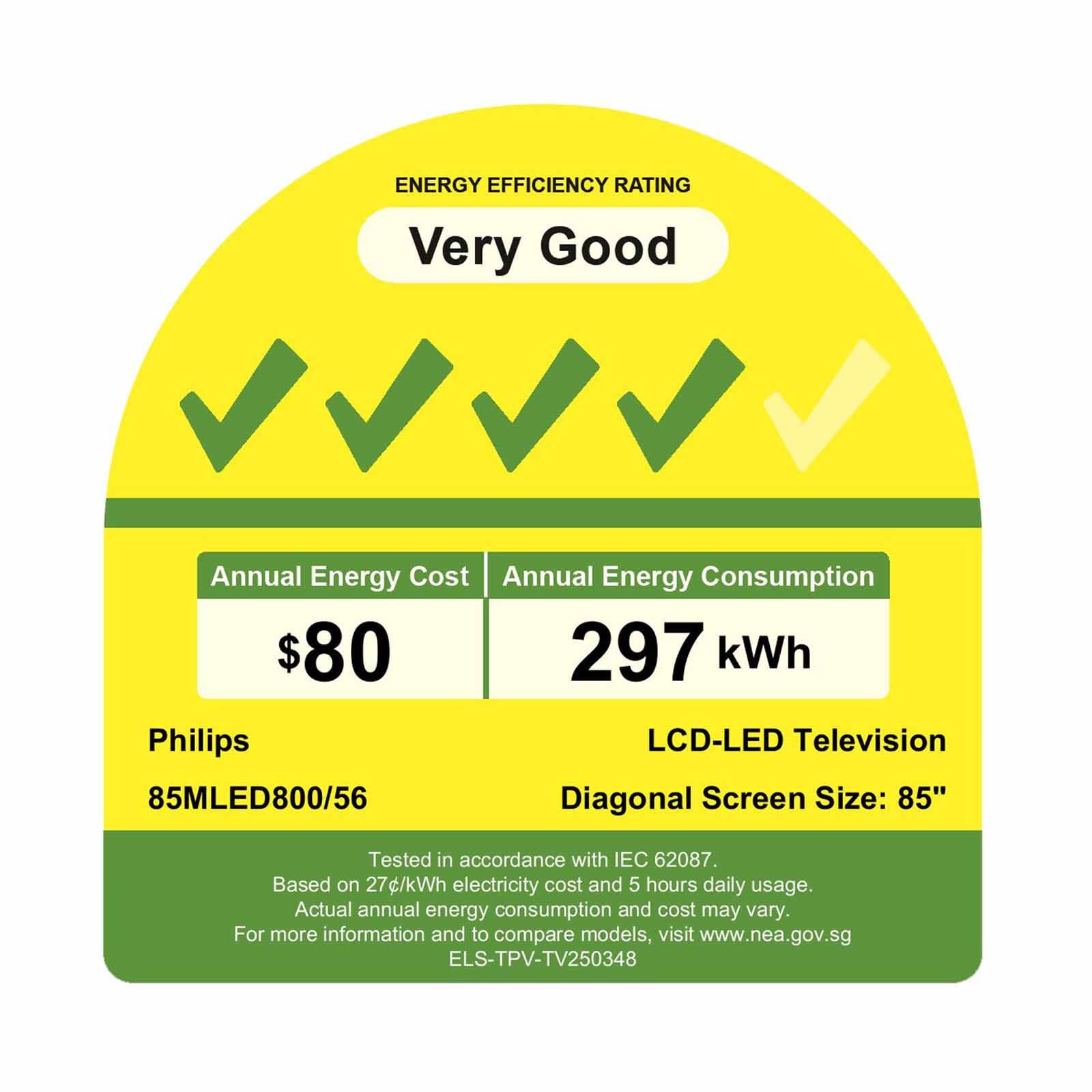 PHILIPS 85 In 4k Uhd Mled Google Tv 85MLED800/56-image 3