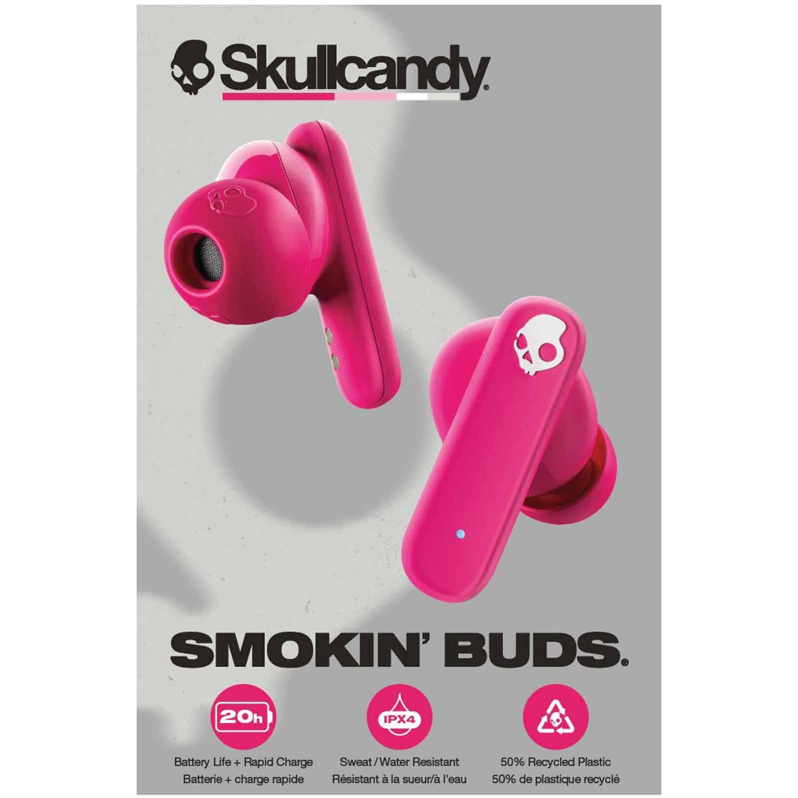 SKULLCANDY Smokin Buds True Wireless In-ear - Pink SK-S2TAW-T968-image 4