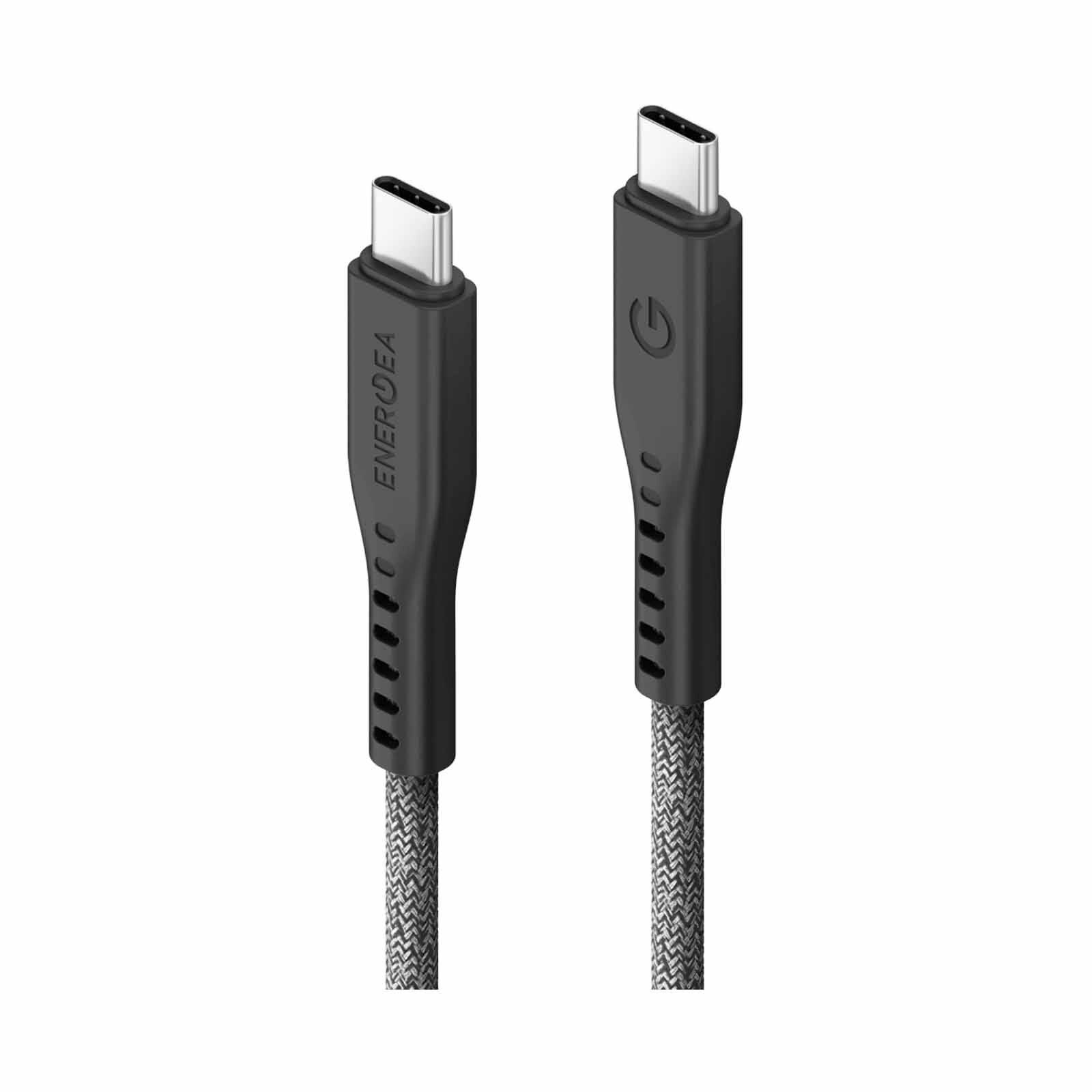 ENERGEA Flow C-c Cable 480mbps, 240w With Mct 3m - Black CBL-FLCC-BLK300-image 2