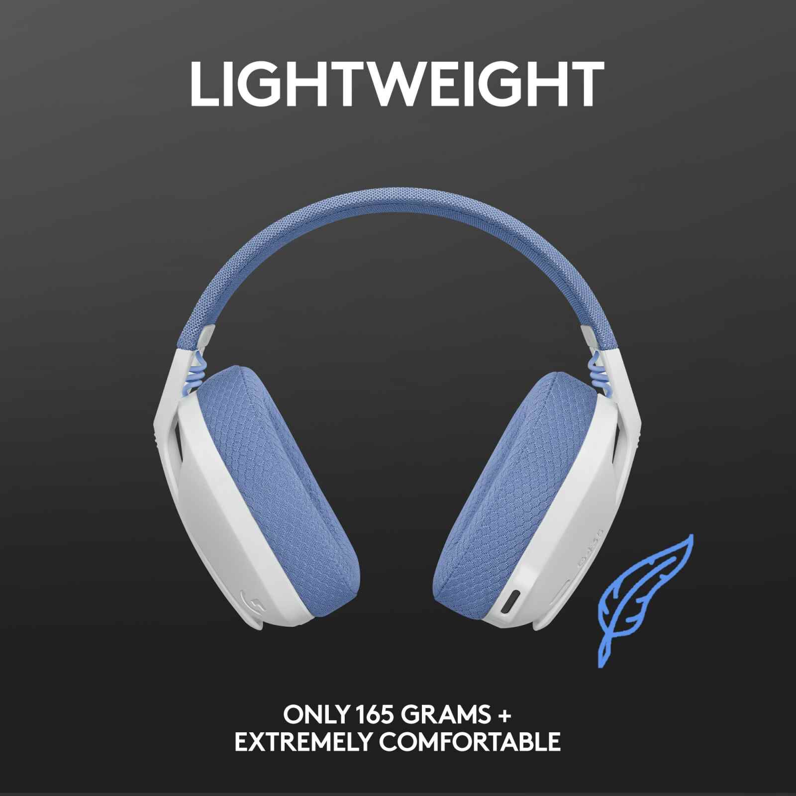 LOGITECH G435 Wireless Gaming Headset White 981-001075-image 13