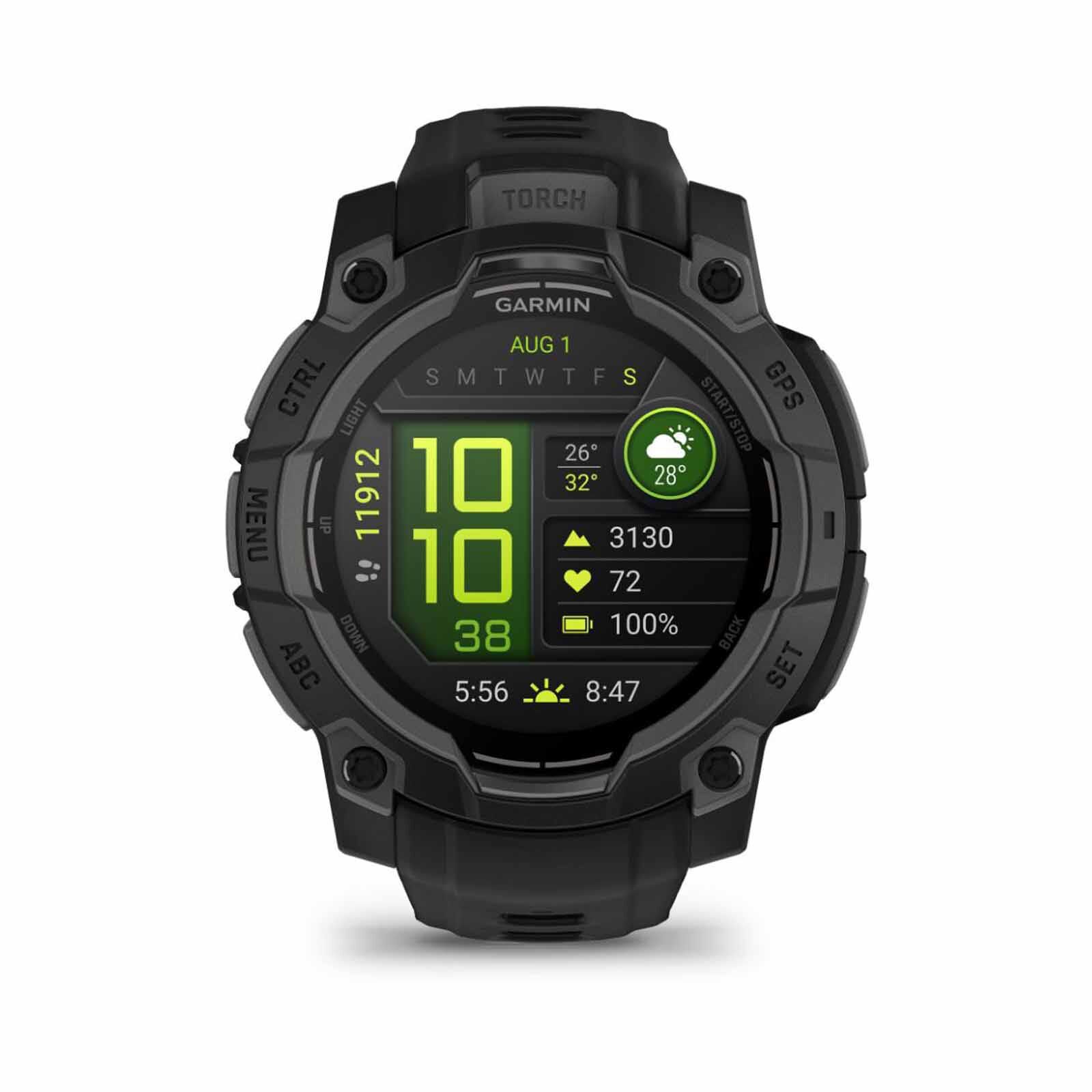 GARMIN Instinct 3 &ndash; 45 Mm, Amoled, Black With Black Band GM-010-02936-40-image 2