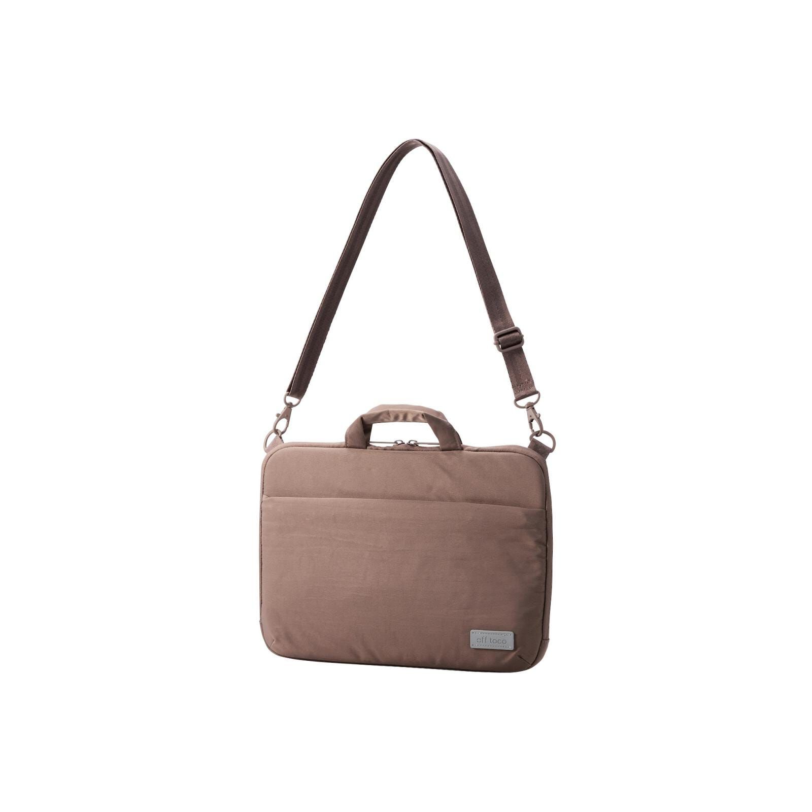 ELECOM Pc Inner Bag 14in Shoulder Strap (brown) BM-OF07BR-image 1