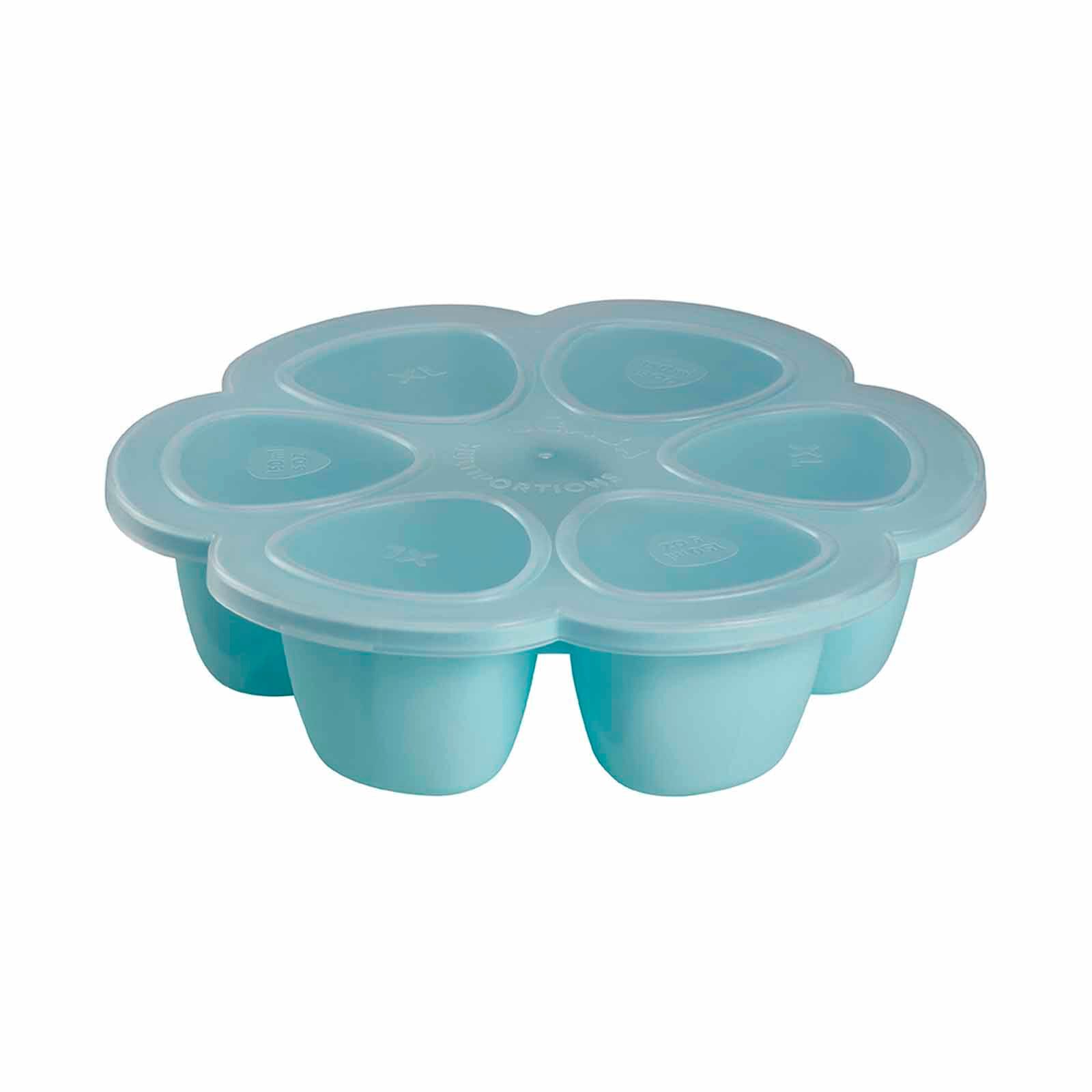 BEABA Silicone Freezer Tray 6 X 150ml - Blue (online) MULTIPORTIONS-image 1