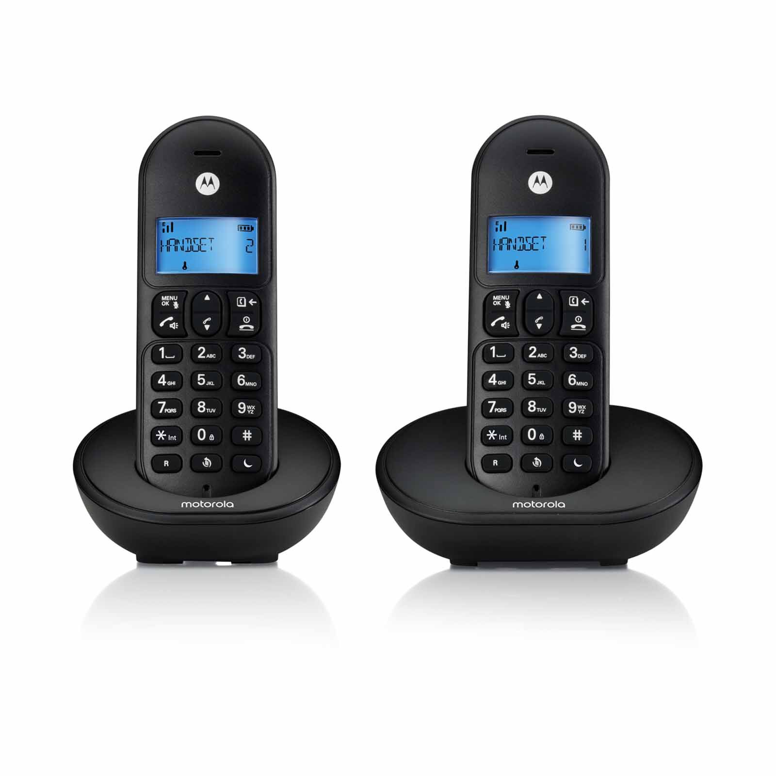 MOTOROLA Dect Phone Twin MT T102 PLUS BLACK-image 1