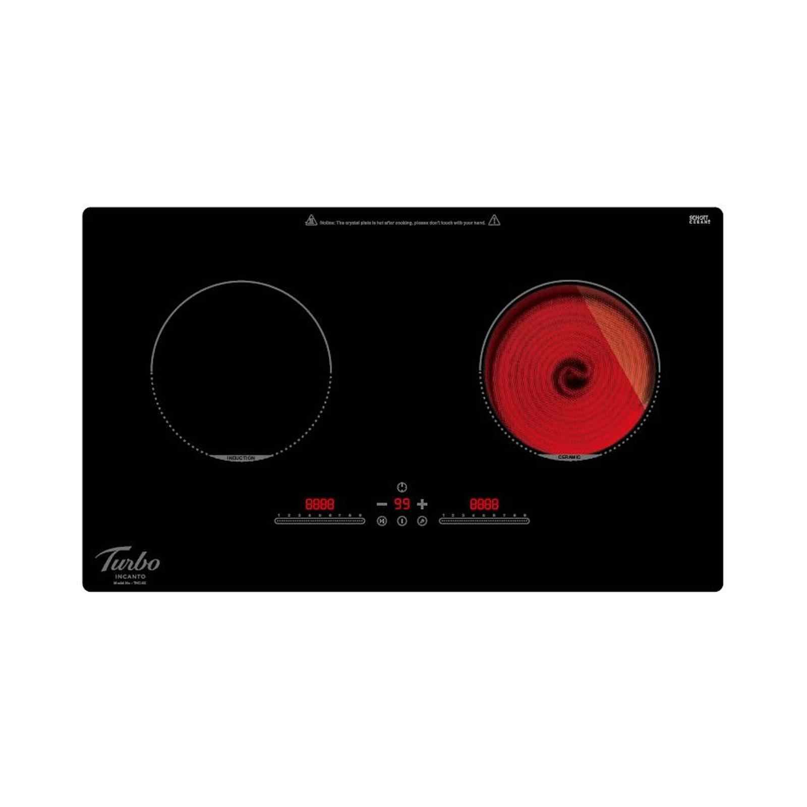 TURBO 75cm Hybrid Hob With Induction & Ceramic Zones (exclude Installation) THC-02-image null