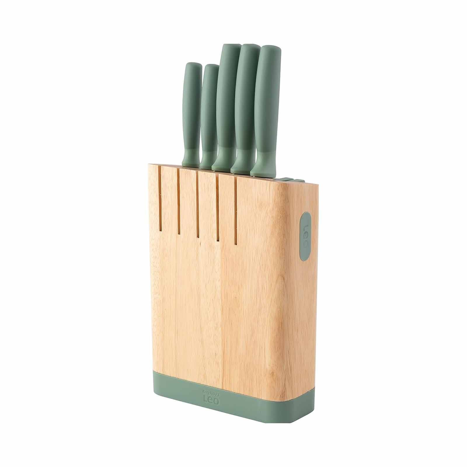 BERGHOFF 6-pc Knife Block Set Forest BH0531-image null