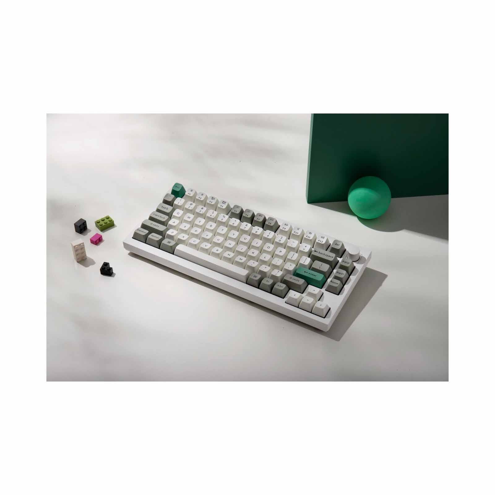 KEYCHRON Keychron Q1 Max 75% 81key, Shell White, Knob, Red Switch, Rgb Hot-swap Gateron Jupiter Switch KYCN-Q1M-P1-image 3