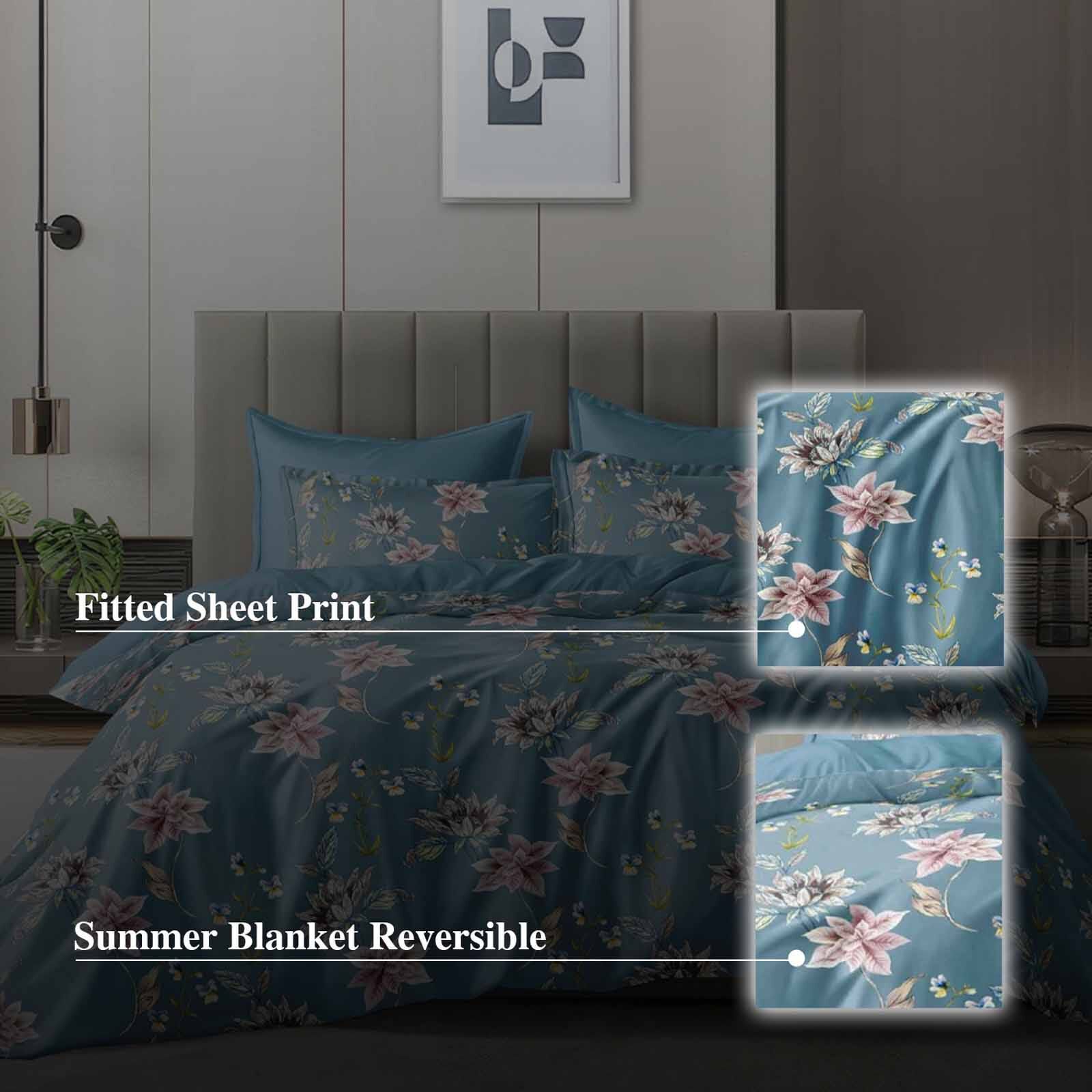 HILLCREST Hillcrest I Comfylux Printed 988tc I Awakening Queen Fitted Sheet ( Oe ) 6835 I Q I FS I AWAKENING-image 3
