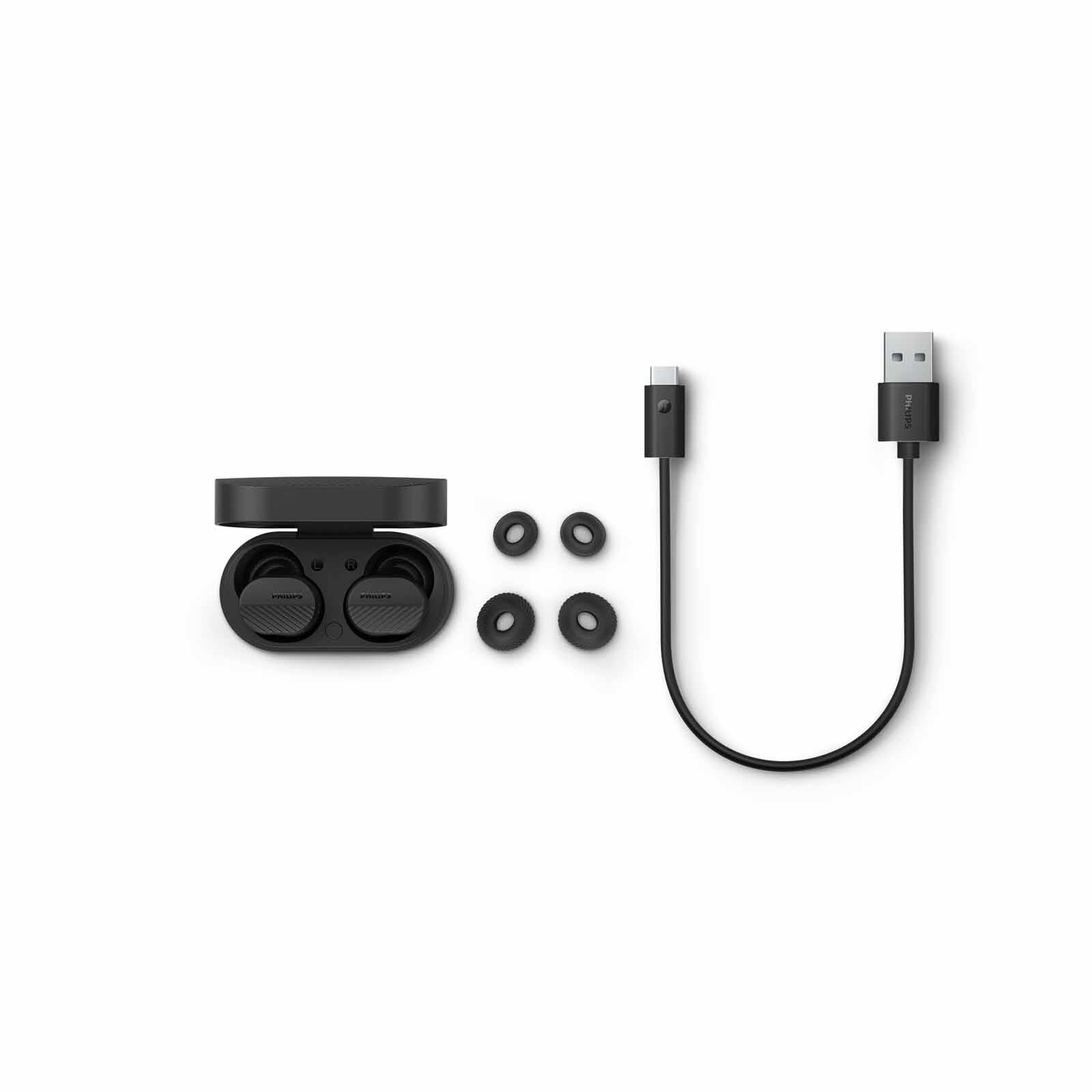 PHILIPS In Ear True Wireless Headphones TAT5000BK/97-image 5