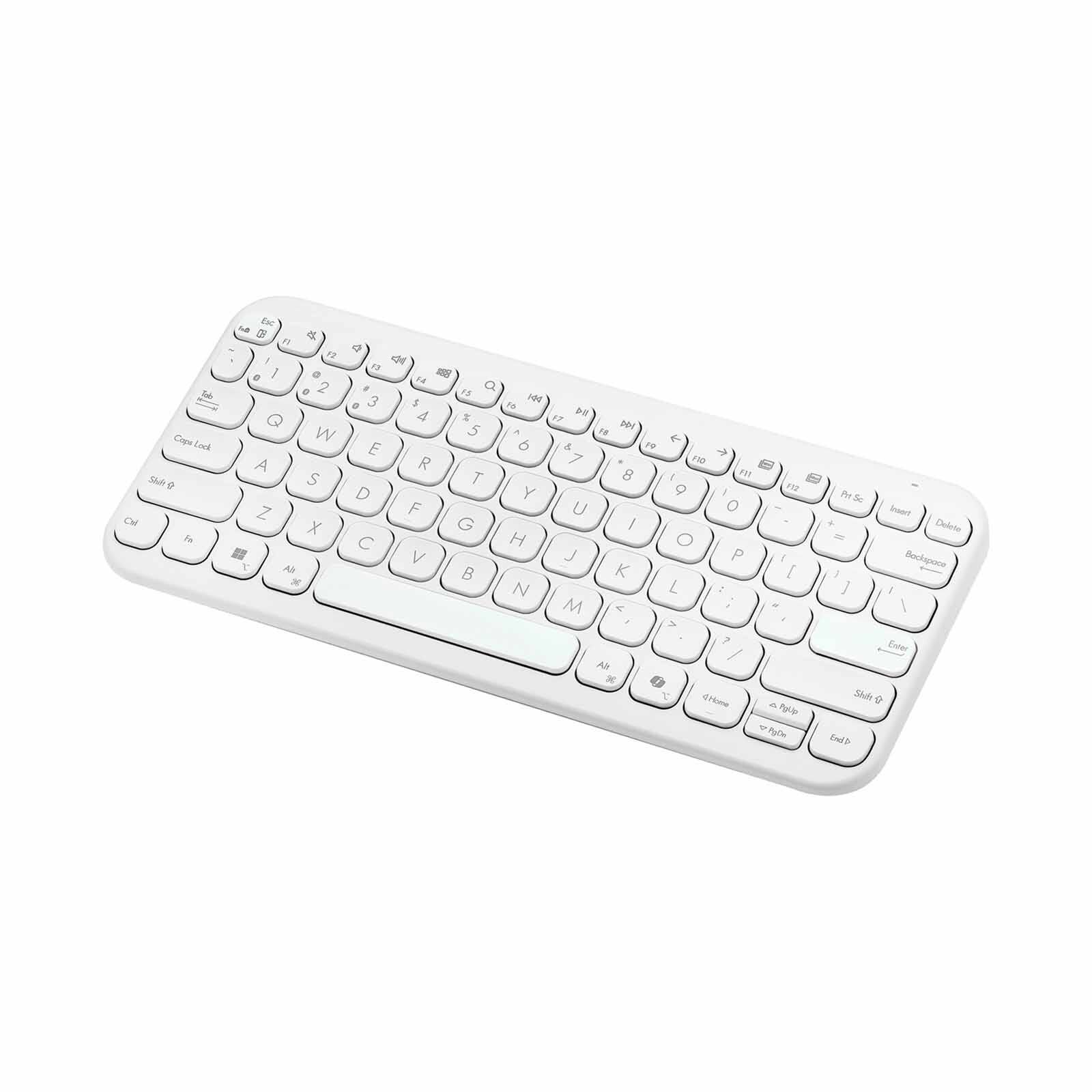 ASUS Marshmallow Keyboard Kw100 - Iridescent White KW100 KEYBOARD/WH/US-image 5