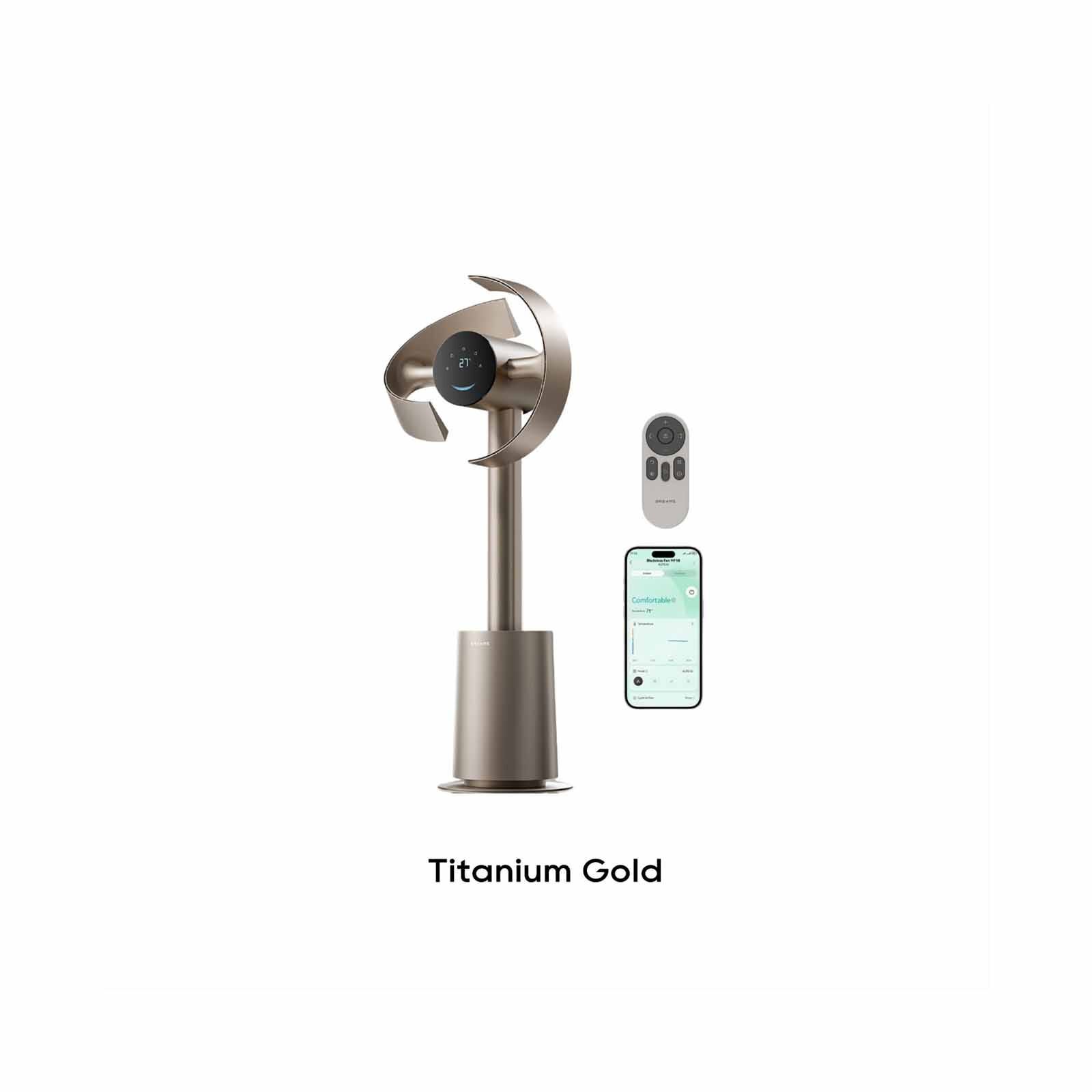 DREAME Bladeless Fan - Gold DM-MF10FAN-GD-image 1