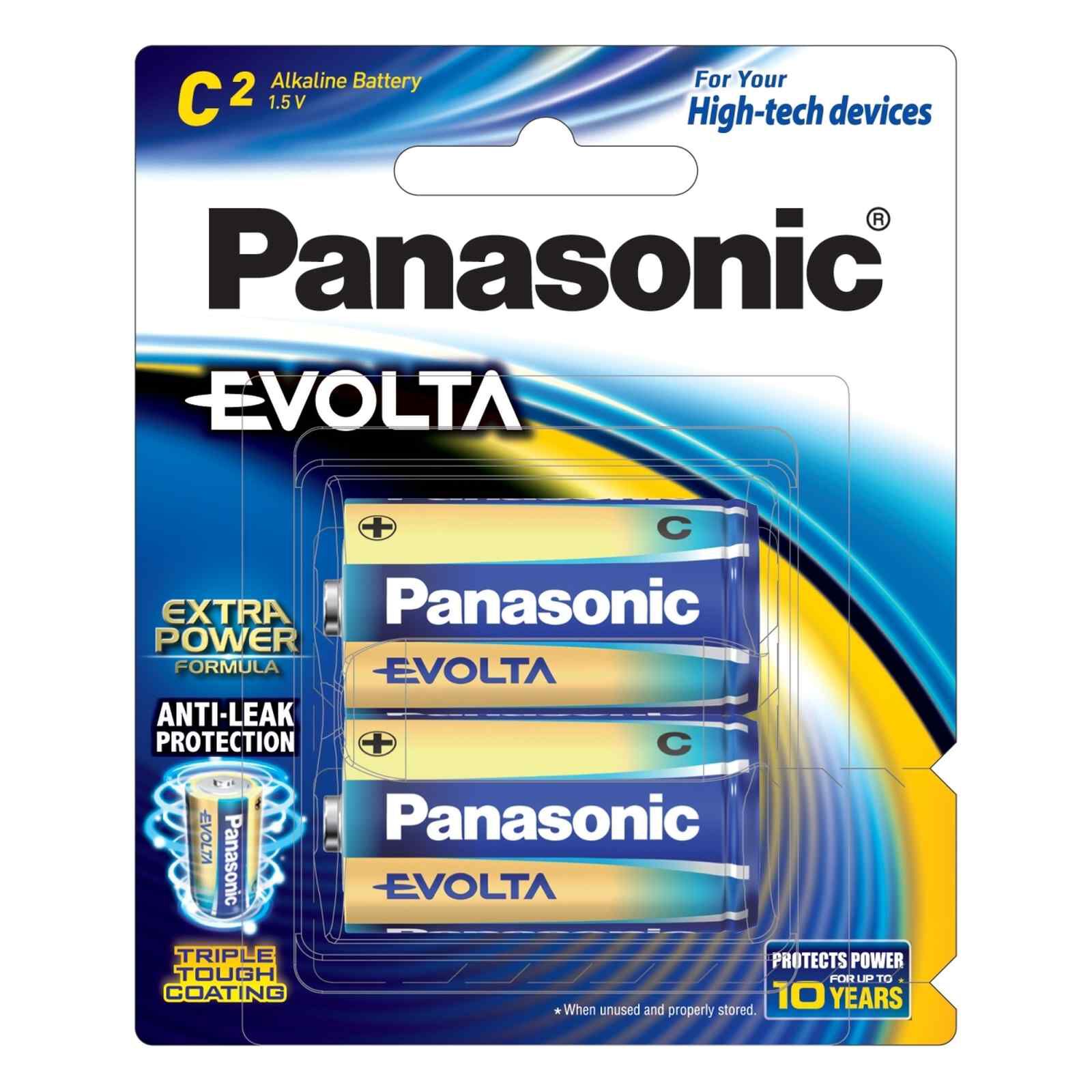 PANASONIC Evolta C-size 2 Pcs Pack LR14EG/2B-image null