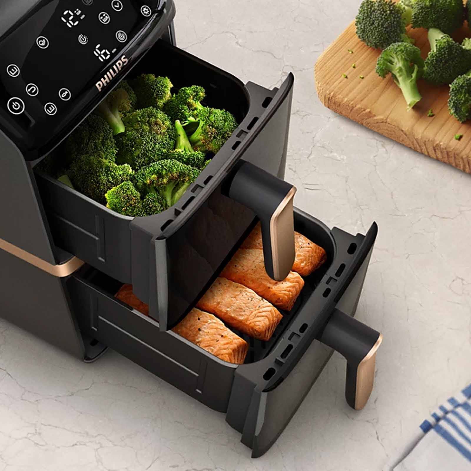 PHILIPS 4000 Series Dual Stack Air Fryer (10l) NA462/79-image 2