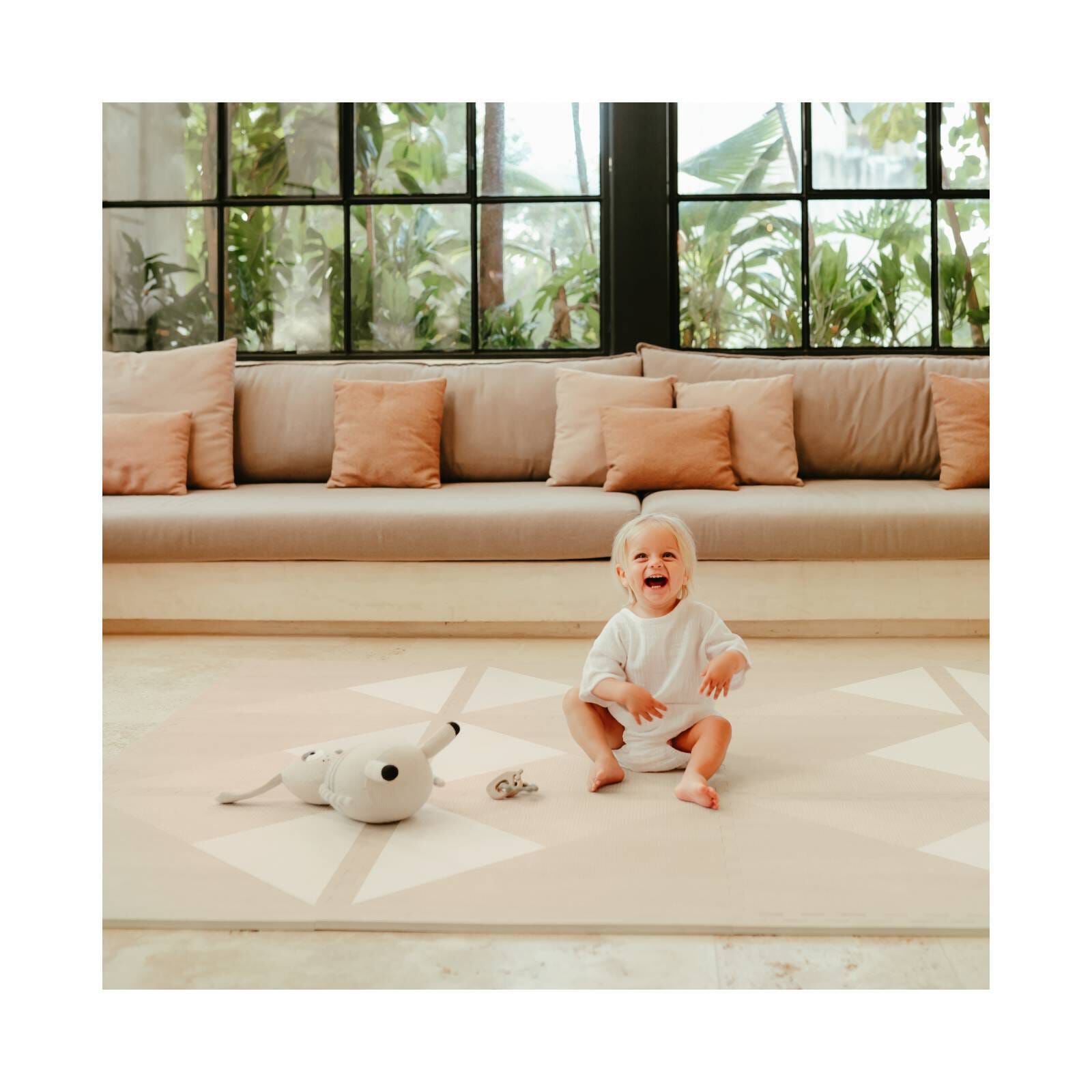 TODDLEKIND Toddlekind Prettier Puzzle Playmat - Kyte - Mocha PRETTIER PUZZLE-image 4