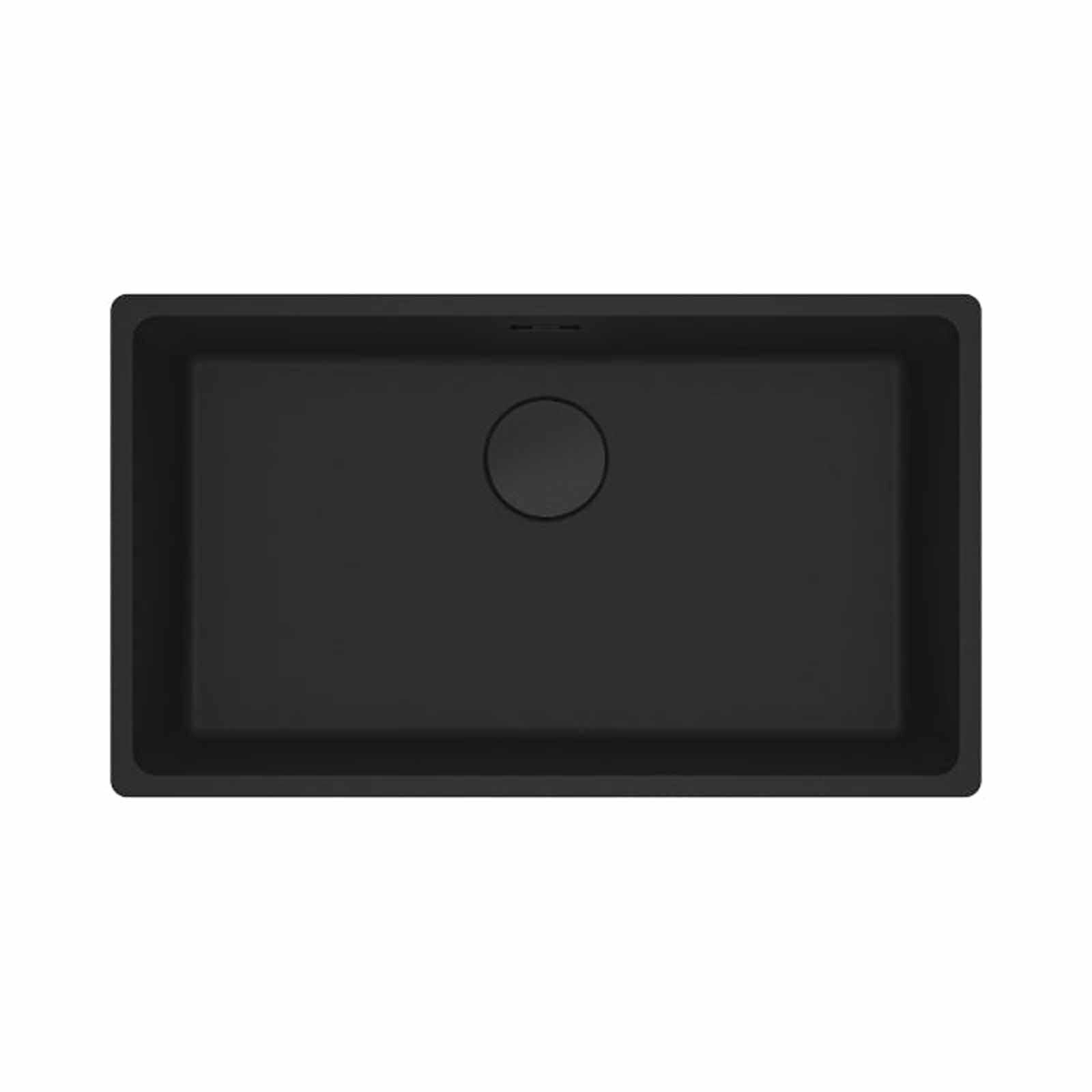 FRANKE Single Bowl Fragranite Kitchen Sink - Mrg 210-72 / 110-72-mb Matt Black MARIS-image 1
