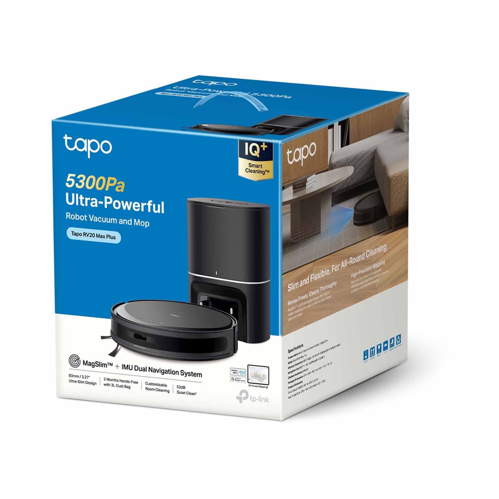 TP LINK Robot Vacuum And Mop Cleaner & Auto-empty Dock TAPO RV20 MAX PLUS-image 8