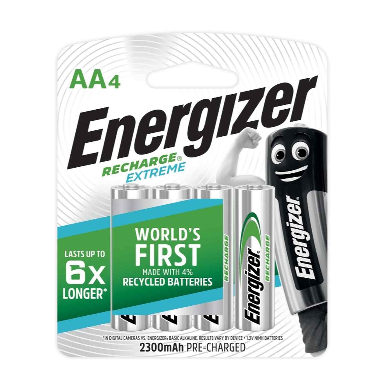 ENERGIZER Extreme Recharge Battery Aa 4s NH15EBP4-image null