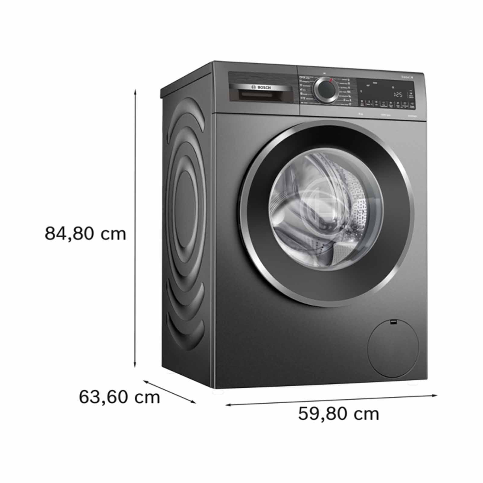 BOSCH Front Load Washer (8kg) - Cast Iron Grey WGG234E1SG-image 5