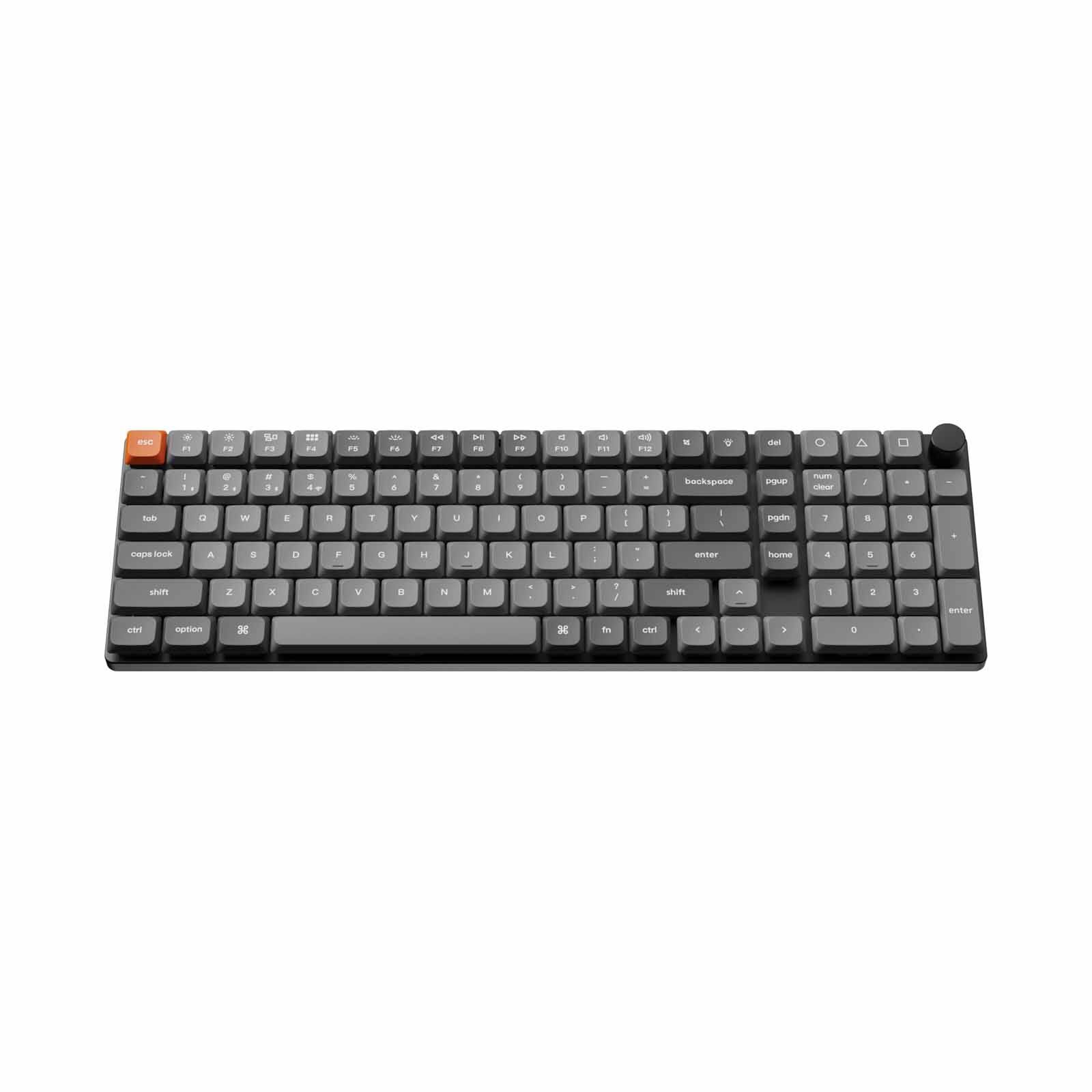 KEYCHRON K17 Max Qmk Wireless Custom Mechanical Keyboard, 96% 100 Key, Knob, Red Switch, Rgb Backlight, Hot-s KYCN-K17M-H1-image 7