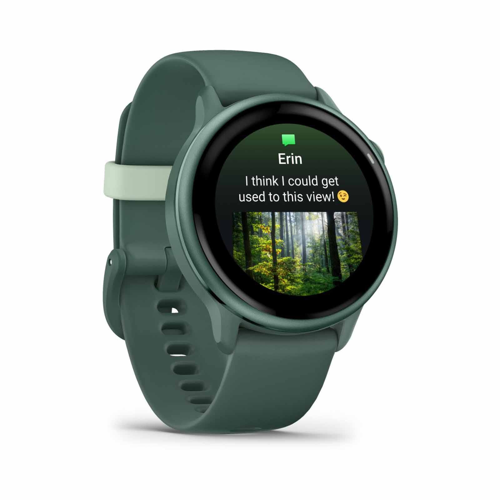 GARMIN Vivoactive 6 Gps Smartwatch Metallic Jasper Green With Jasper Green Band GM-010-02985-42-image 2