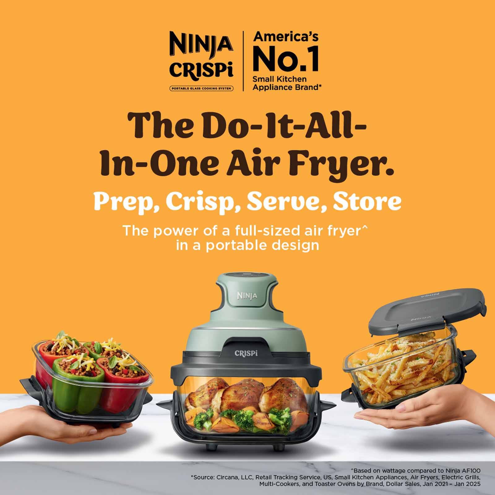 NINJA Crispi Portable Air Fryer (3.8l) - Soft Sage FN101SMSG