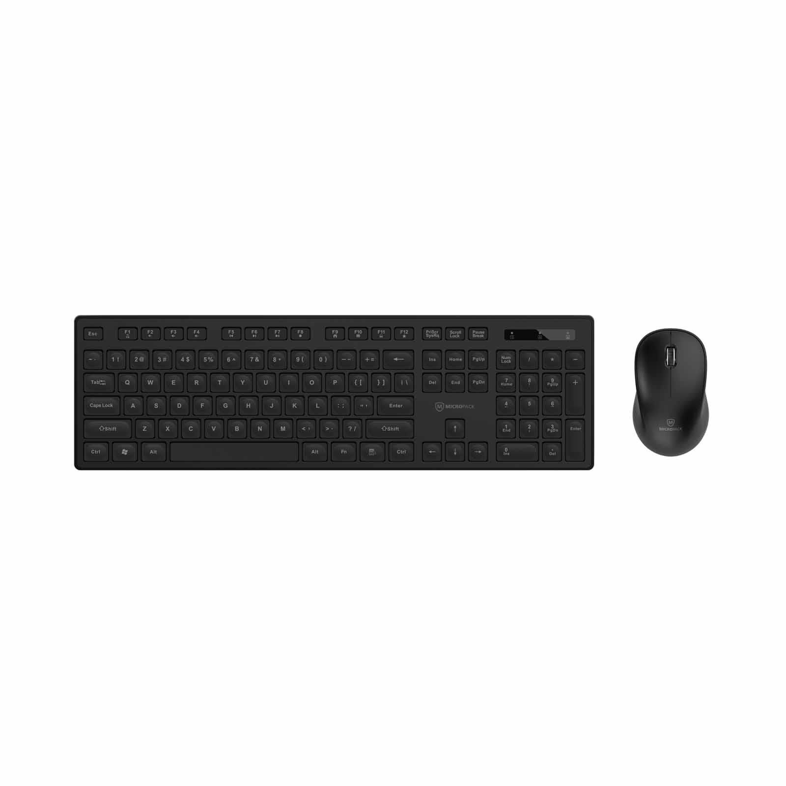 MICROPACK Ifree Lite 2 Wireless Combo - Black KM-237W-EN-BK