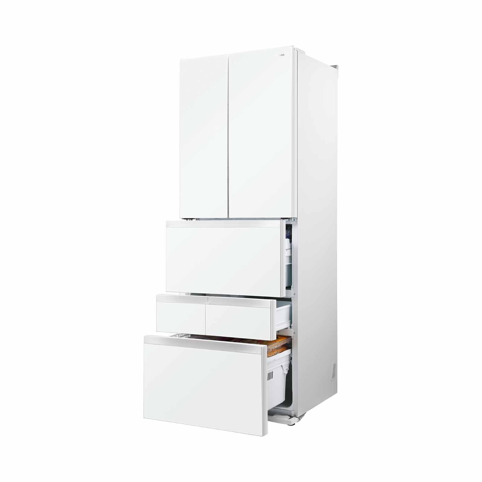 TOSHIBA Multidoor Fridge (451l) - Fuji White Glass GR-RM593WE-PGX(B3)-image 4