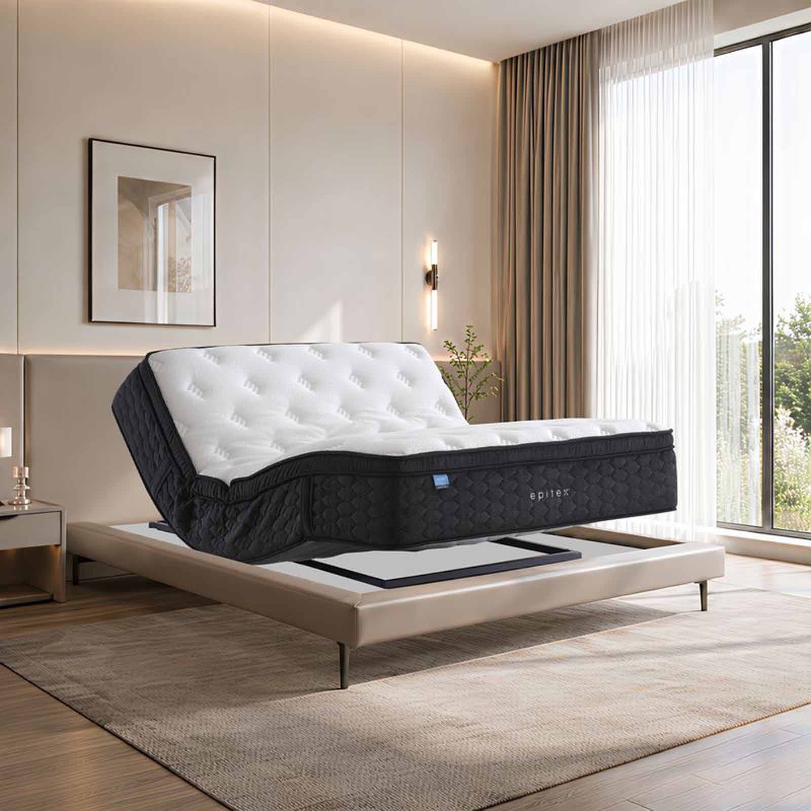 EPITEX Queen Size Mattress With Bedframe ASCENT-image 1