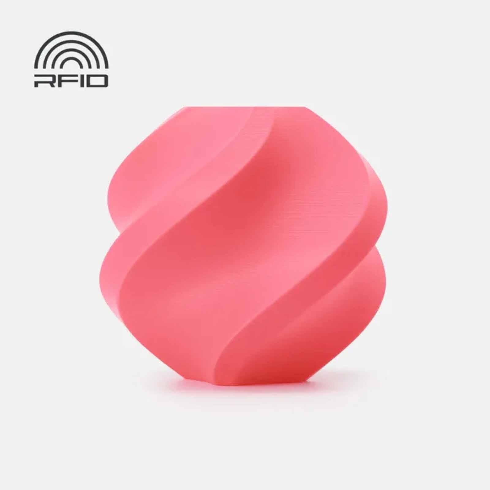 BAMBU LAB Pla Basic - Pink - With Reusable Spool BAM-A00-P1-1.75-1000-SPL