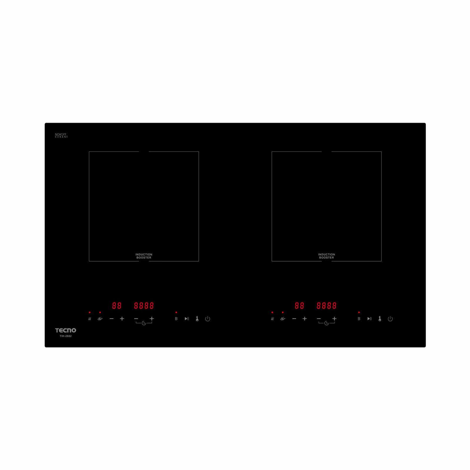 TECNO 73cm 2 Burner Built-in Induction Hob (exclude Installation) TIH 2882-image 1