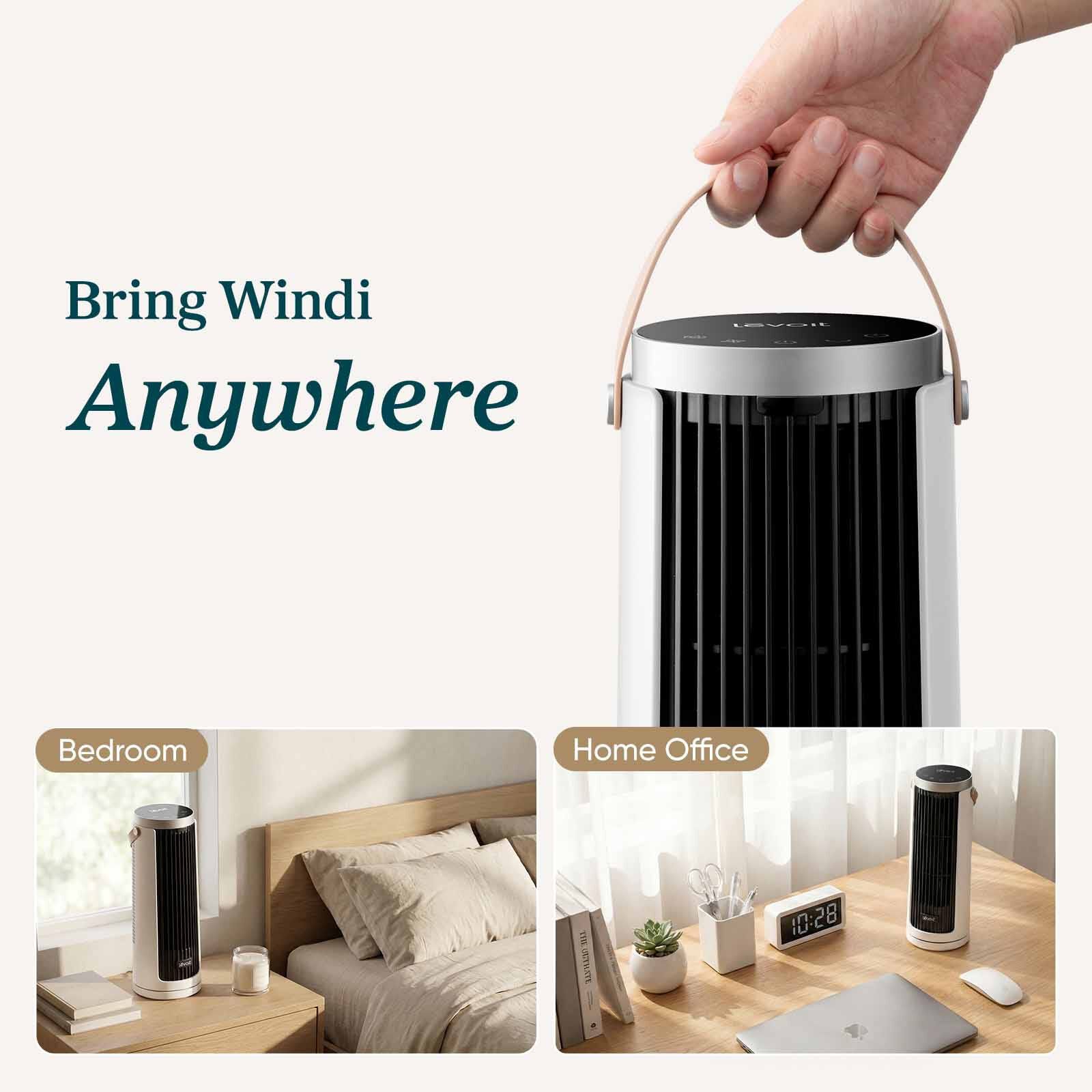 LEVOIT Windi Mini Tower Fan -white LV-MINIWINDI-WH-image 6