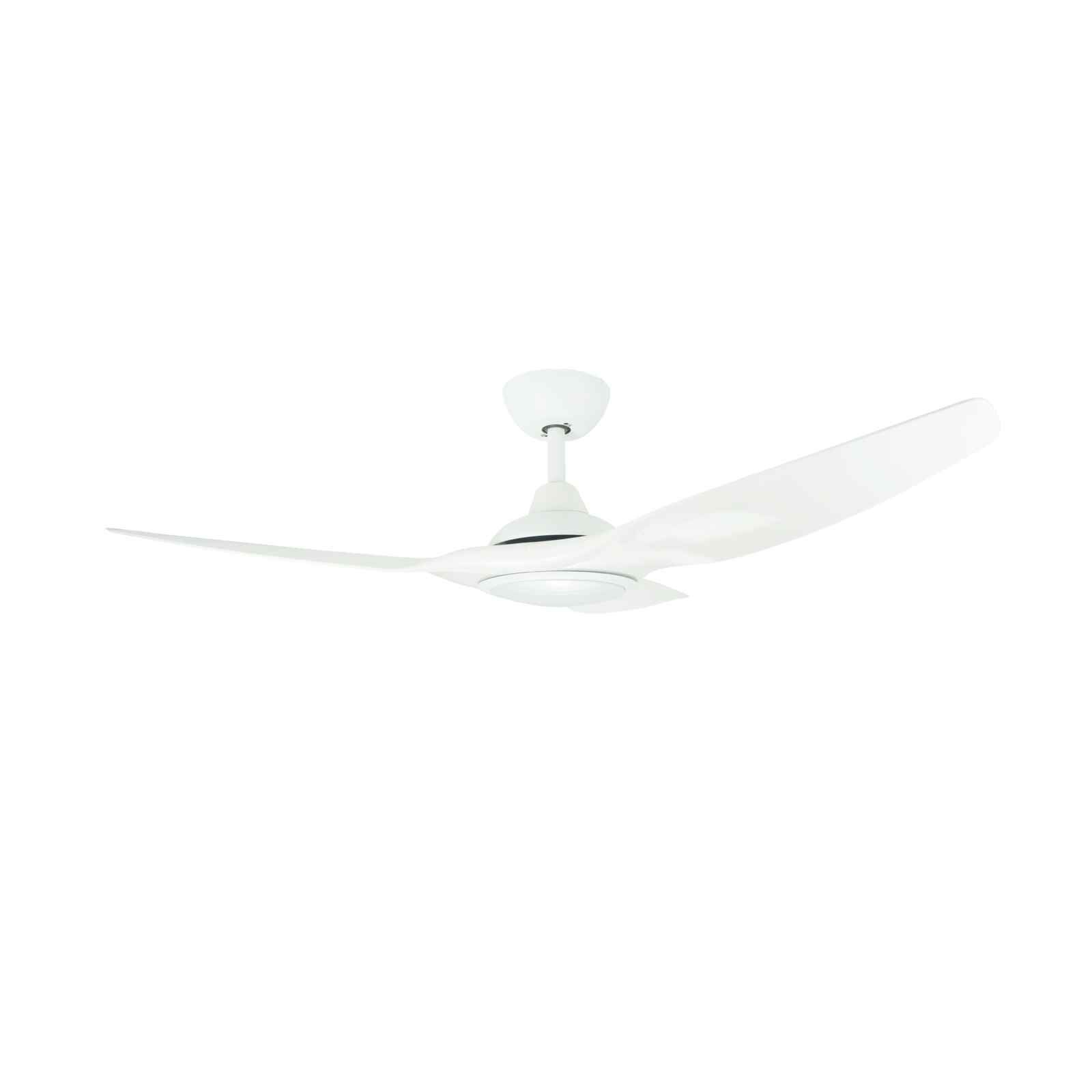 FANZTEC 46 In Dc Ceiling Fan With Led Light (white) AIRSTREAM 46 IN  MATT (WHITE)