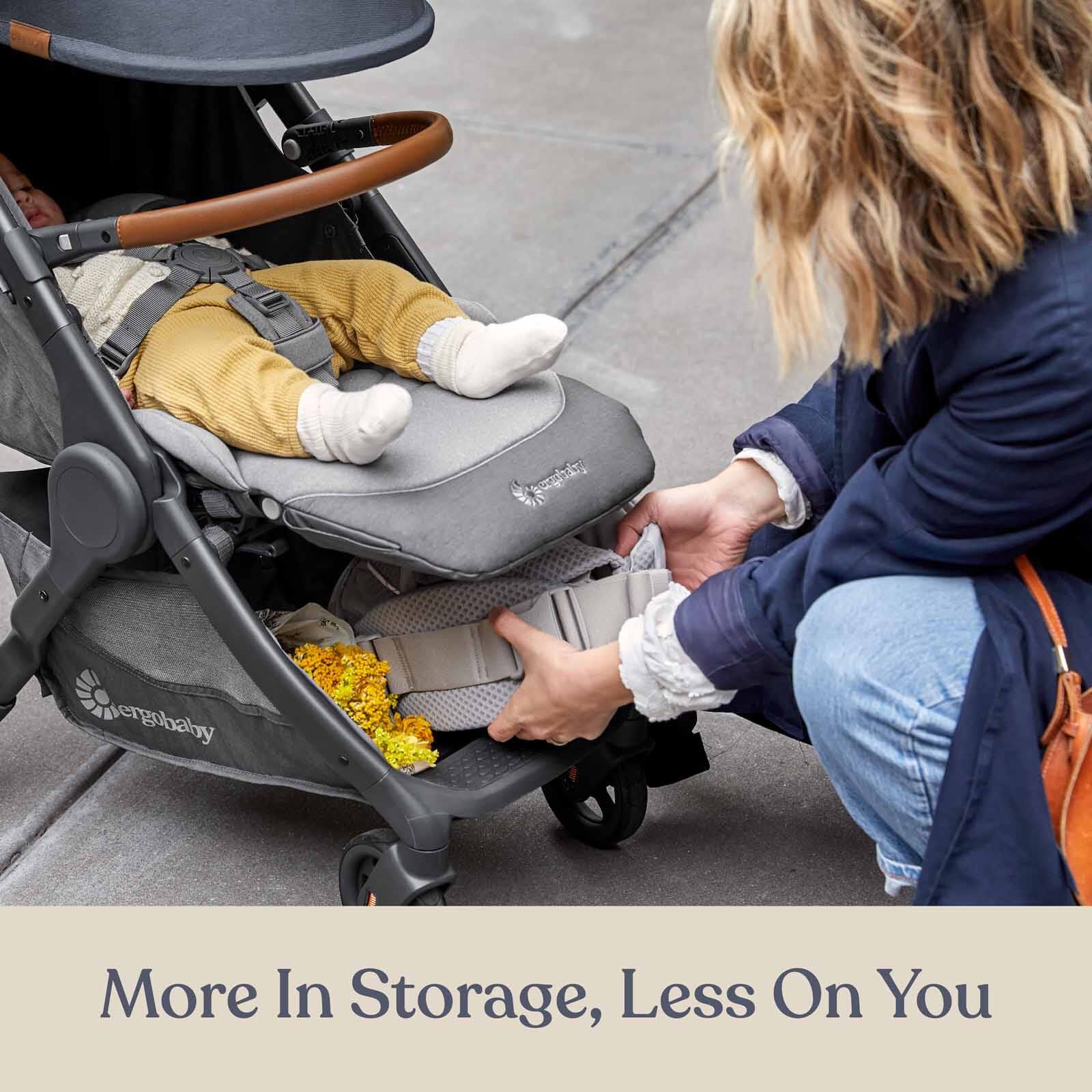 ERGOBABY Metro+ Deluxe Compact City Stroller - London Grey METROPDXLNGRY-image 4