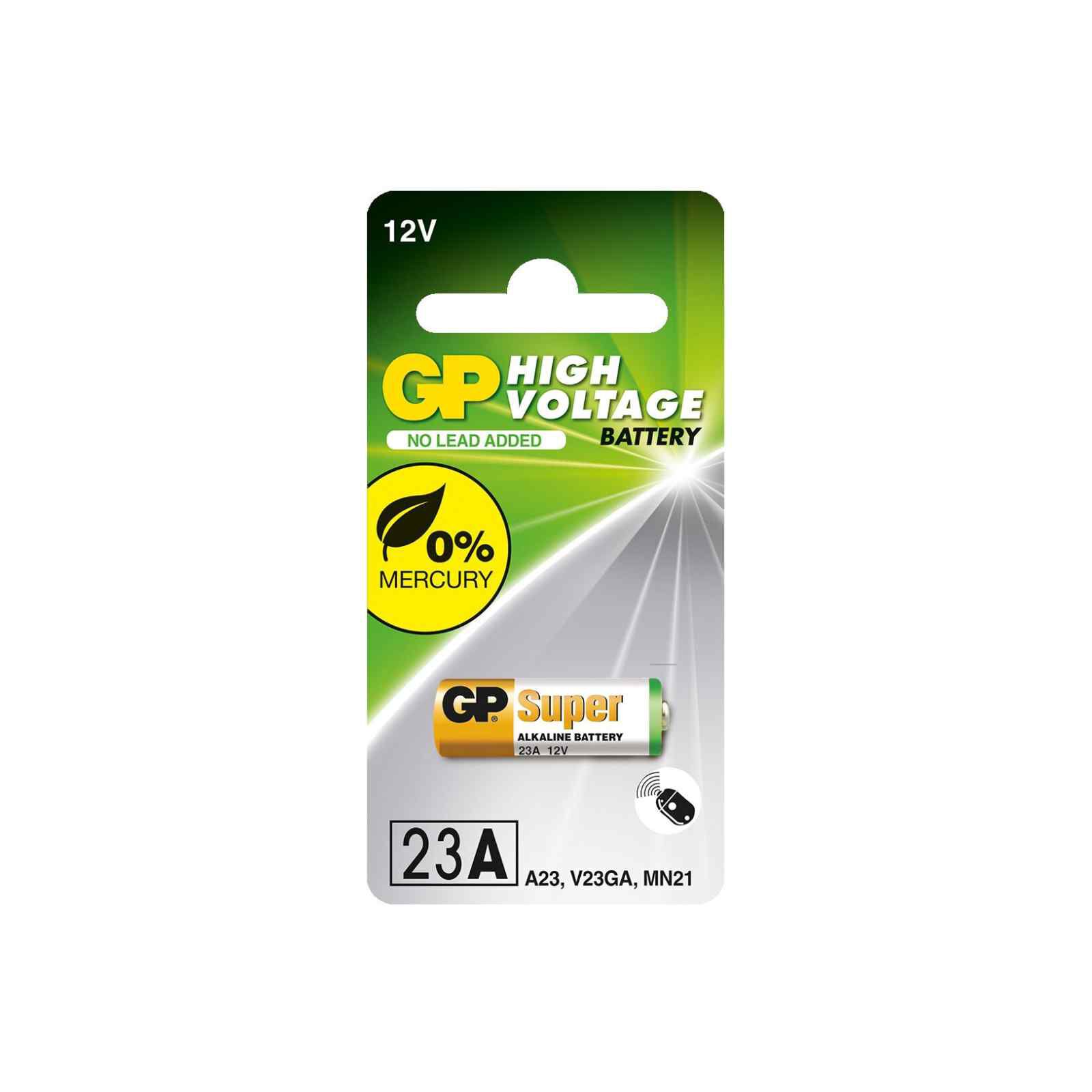 GP High-voltage 23a Alkaline Battery (12 V) GPPBA23AF000